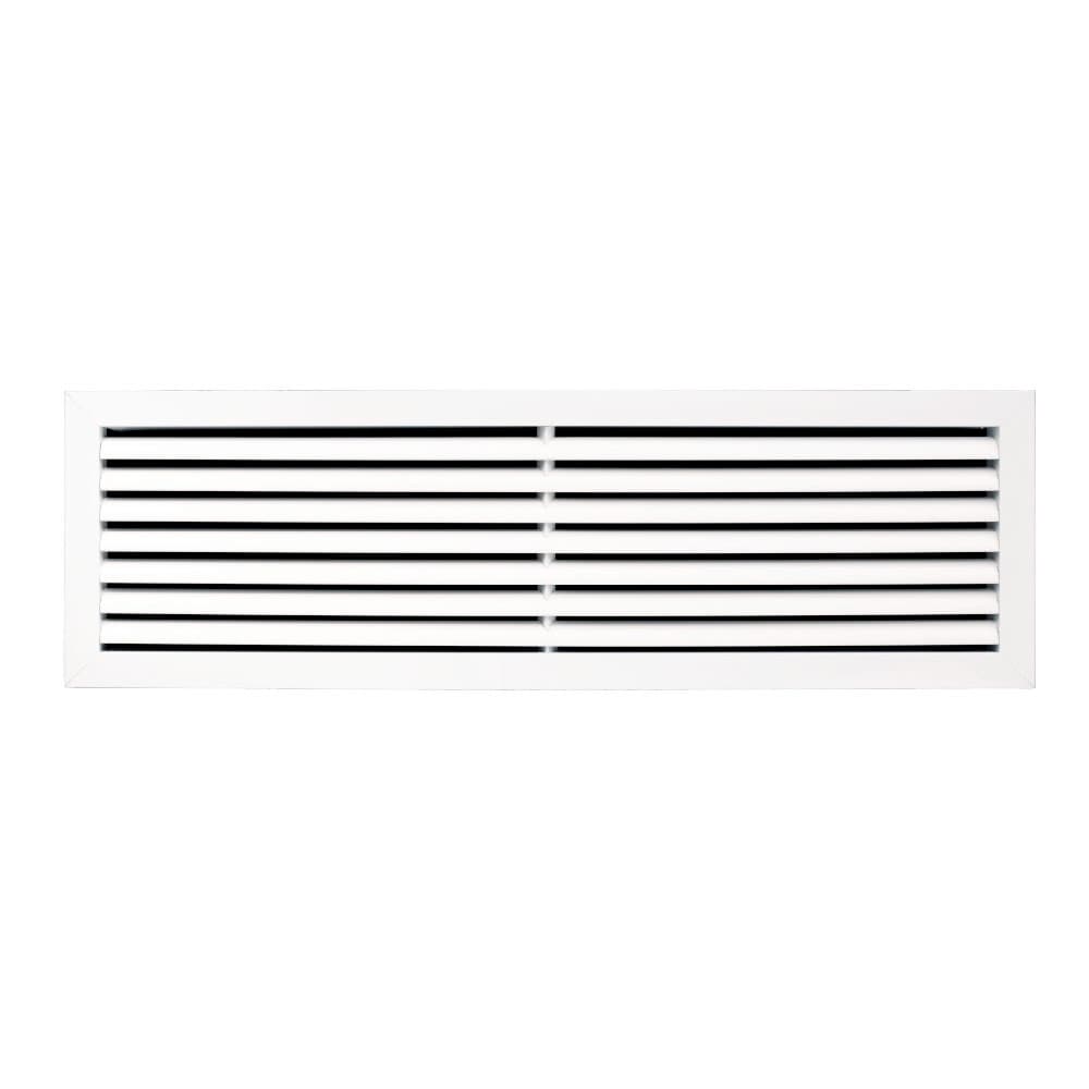 ACLaminaire L-RA 30X6 6-in x 30-in Aluminum White Sidewall/Ceiling Grille