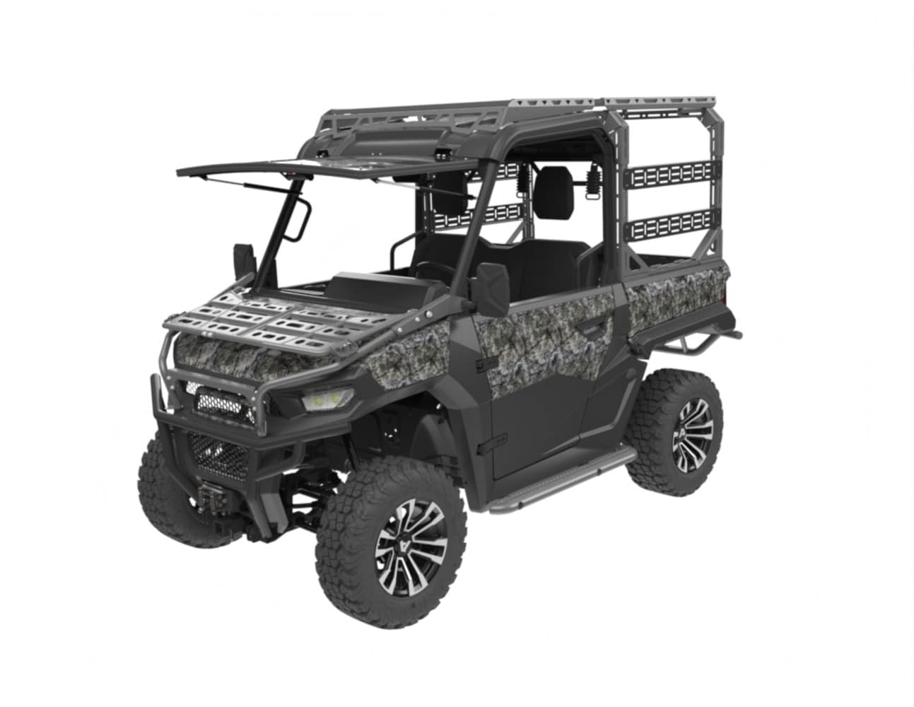Axis AXIS550HNT-CAM X550 Hunting Spv- Camo, Tip-out Windshield, Front Rack, Roof Rack, Cargo Rack, Step Rails