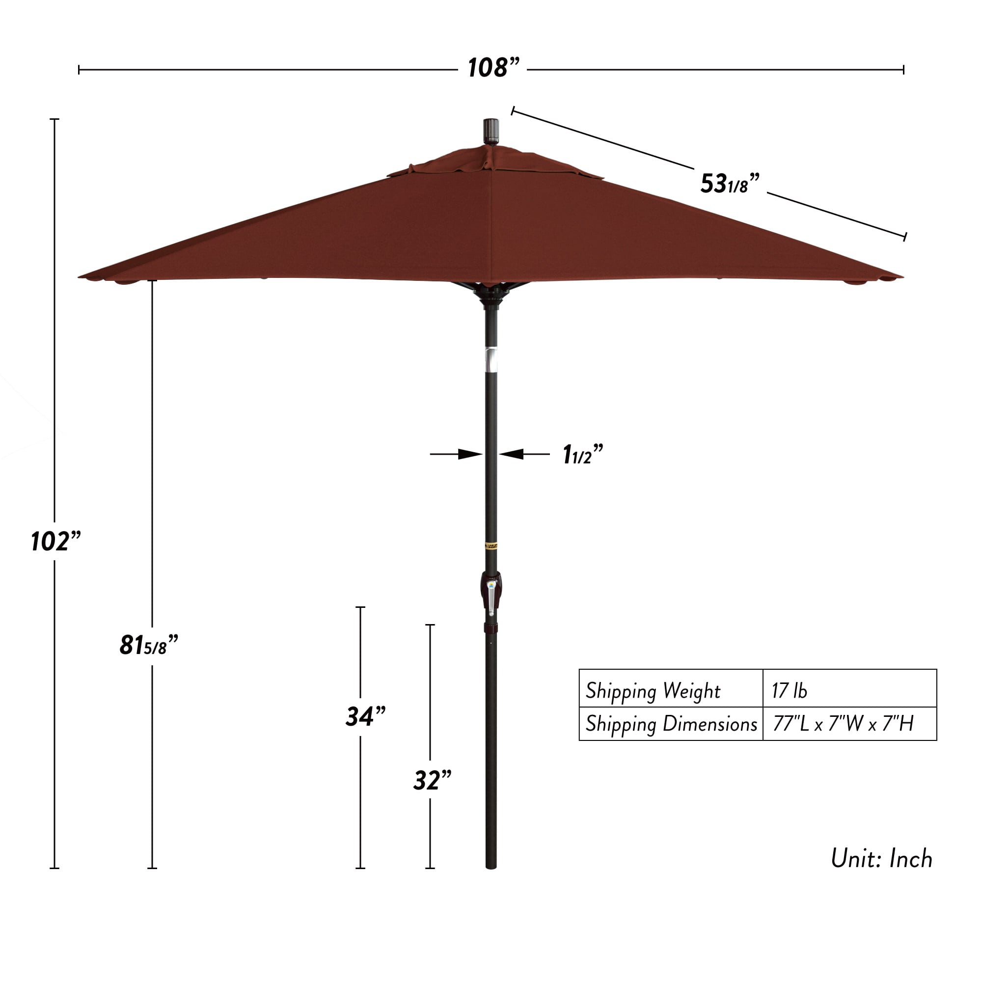 California Umbrella 194061826782 Umbrellas-2 - View #6
