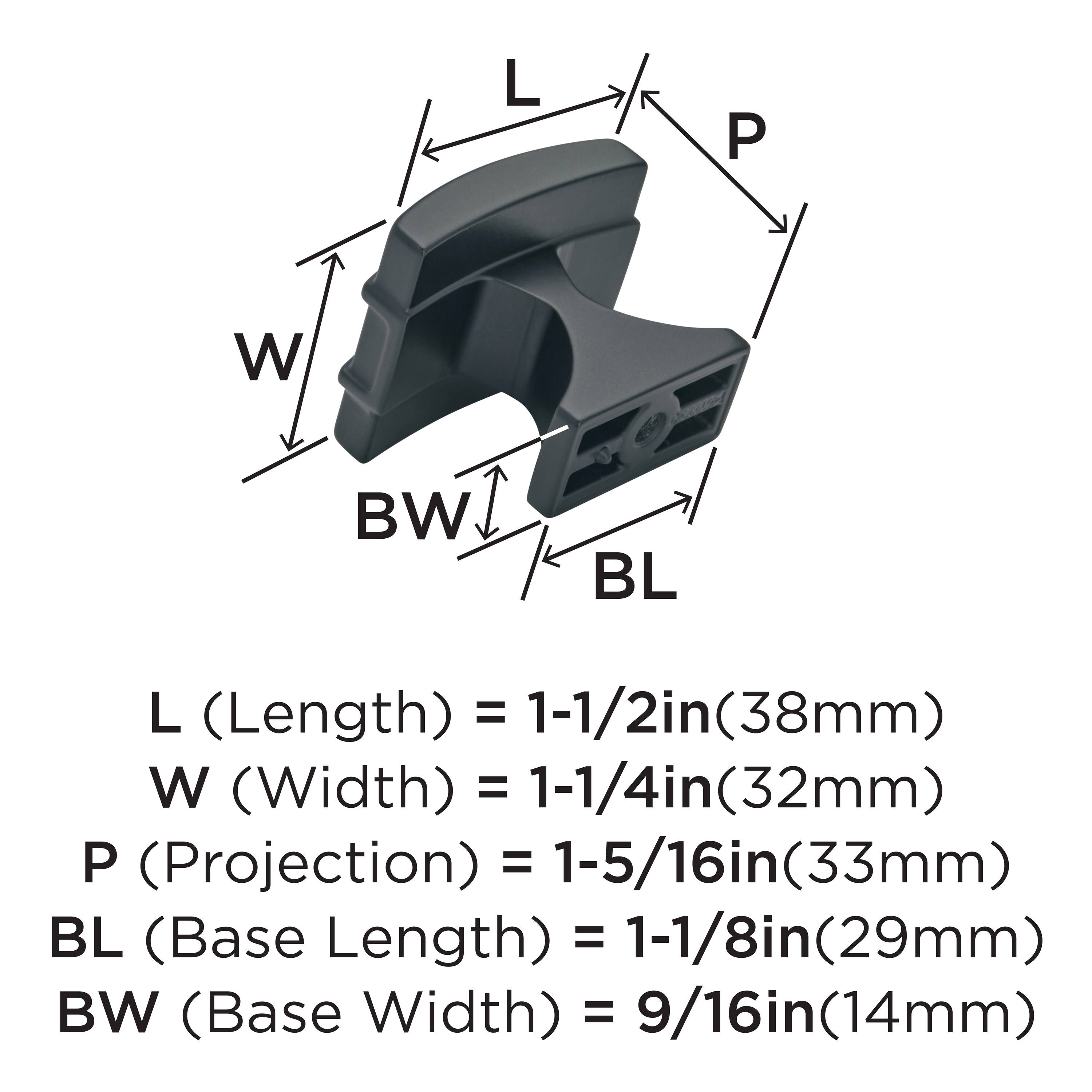 Amerock BP36602MB Cabinet-Knobs - View #4