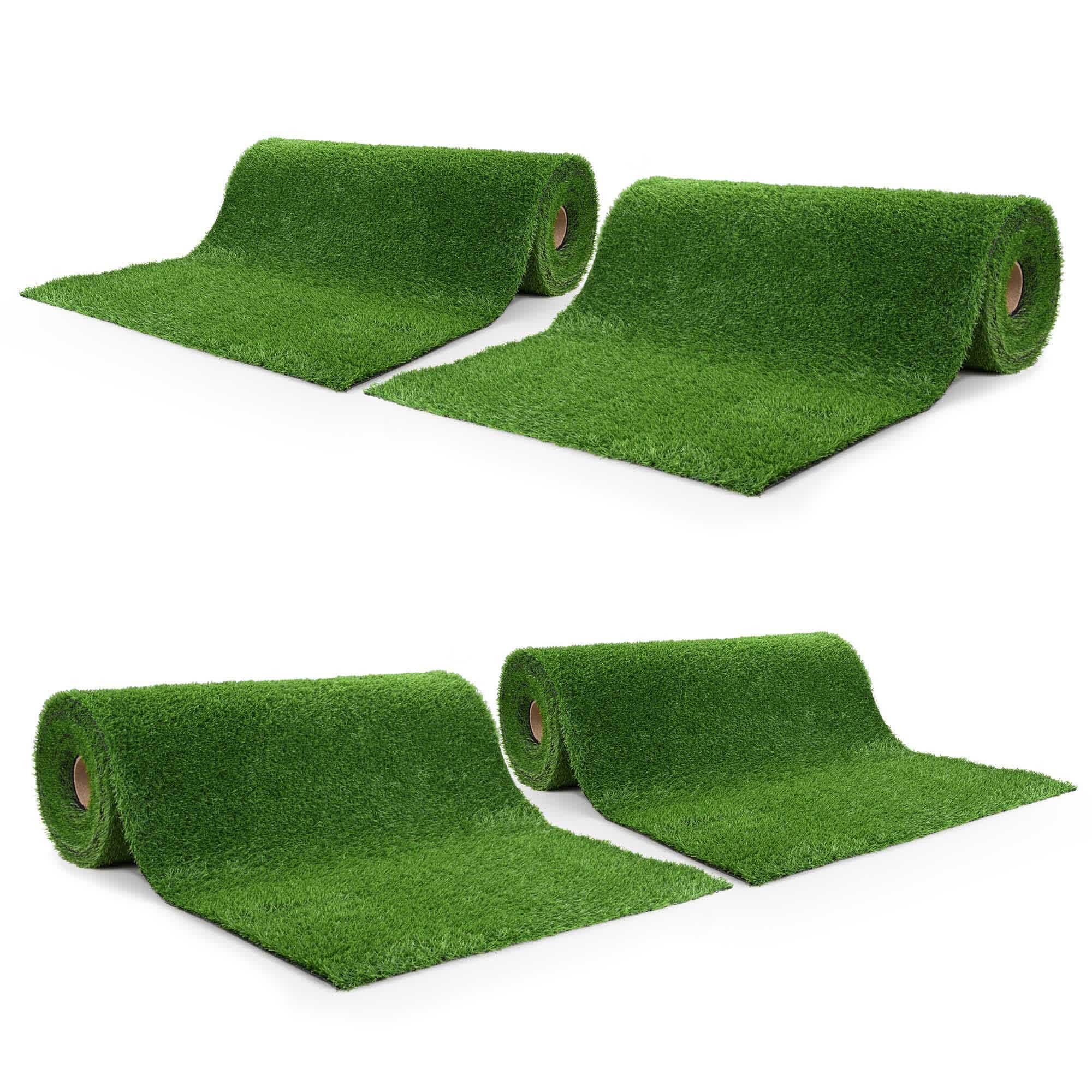 Yescom 06AGS013-3X50X4-LO 4pcs 50x3 FT Artificial Grass Turf 0.8inch Fake Grass Rug Synthetic Lawn Indoor Batting Tunnels Outdoor