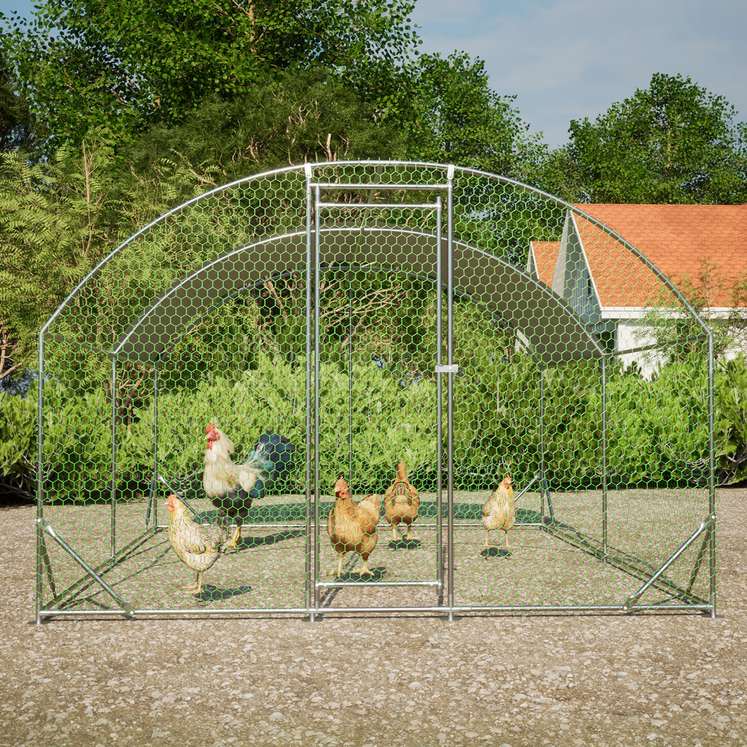 Mondawe MO-3P185305 Chicken-Coops-Rabbit-Hutches - View #2