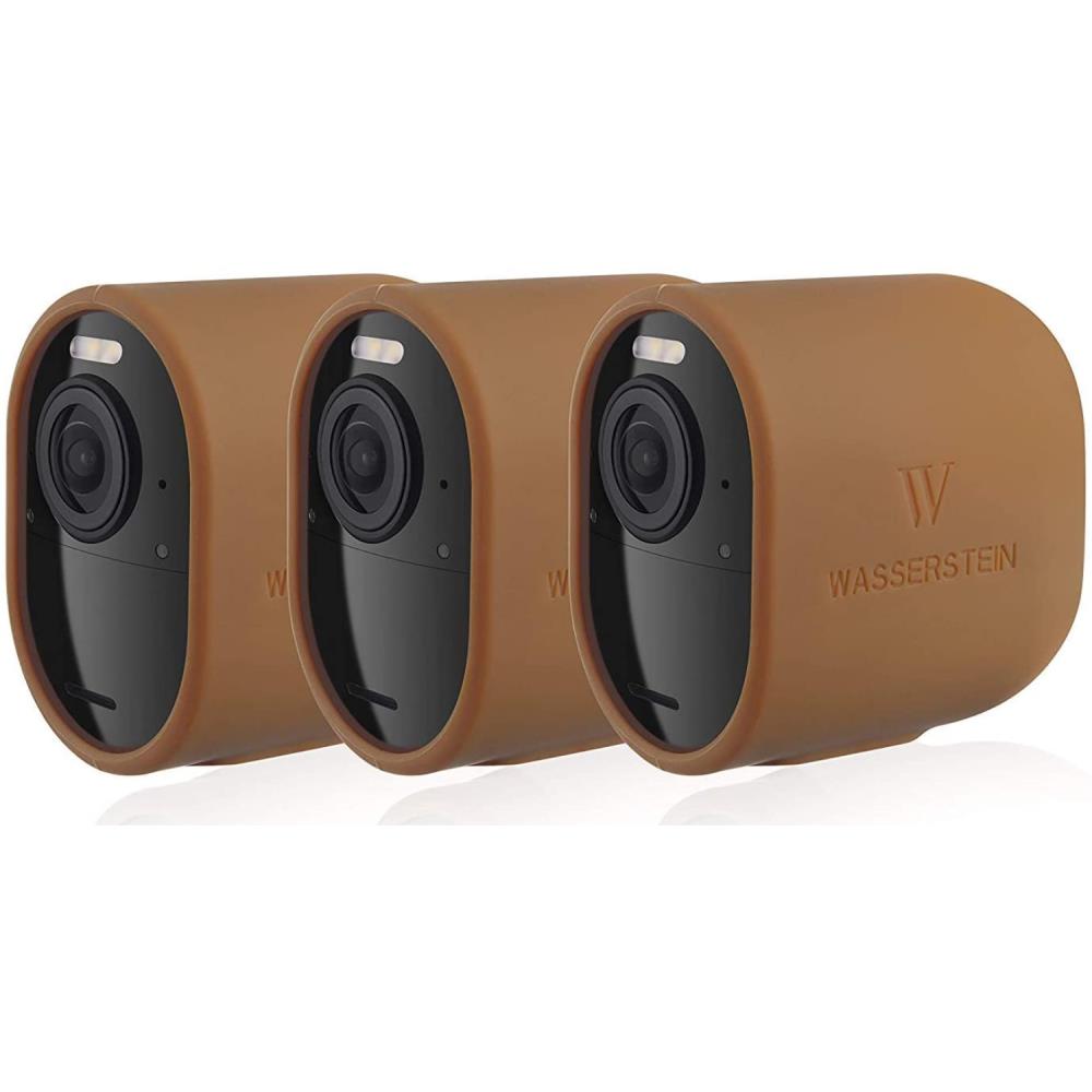 indstudering Få sympatisk Wasserstein Arlo Ultra, Ultra 2, Pro 3, Pro 4 Smart Security Brown Camera  Skin (3-Pack) in the Security Camera Accessories department at Lowes.com