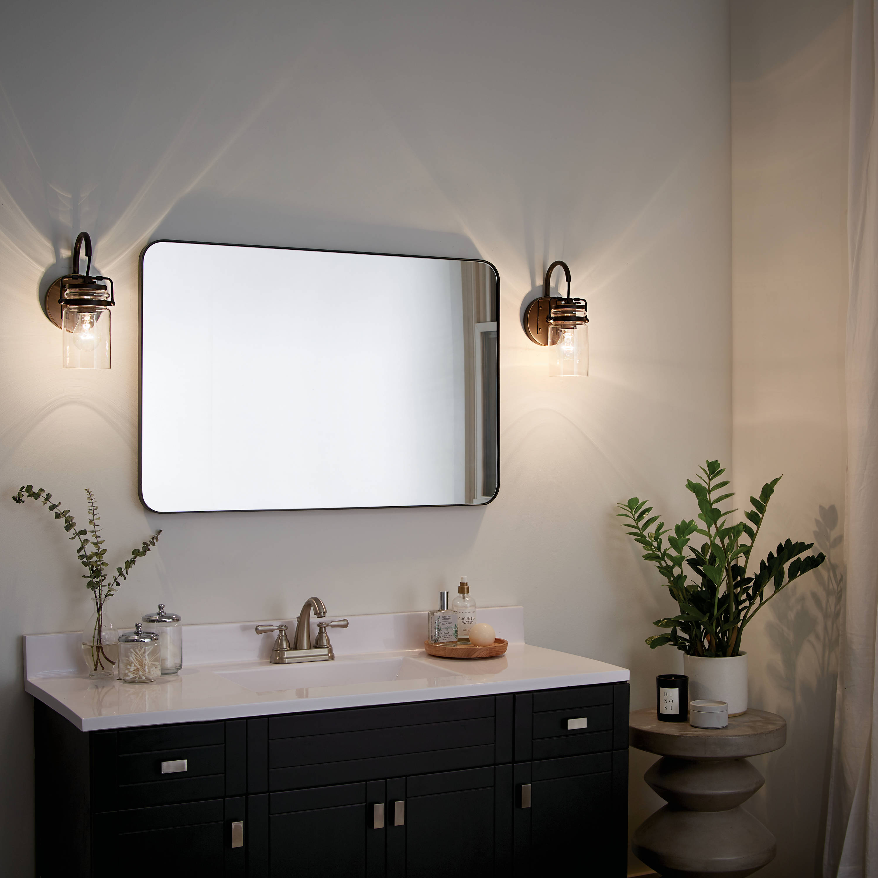 Kichler Brinley 5-in 1-Light Olde Bronze Modern/Contemporary Vanity ...