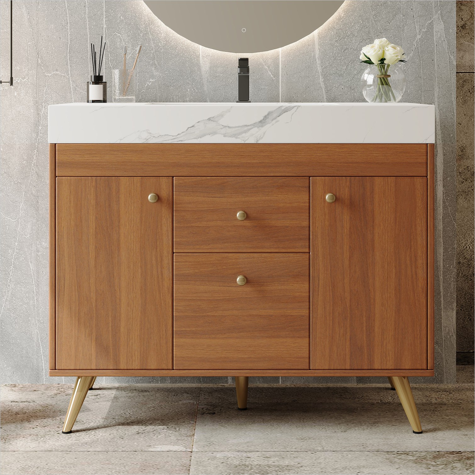 Watnature 2R6QPJTECXWO Bath-Vanity-Combo - View #5
