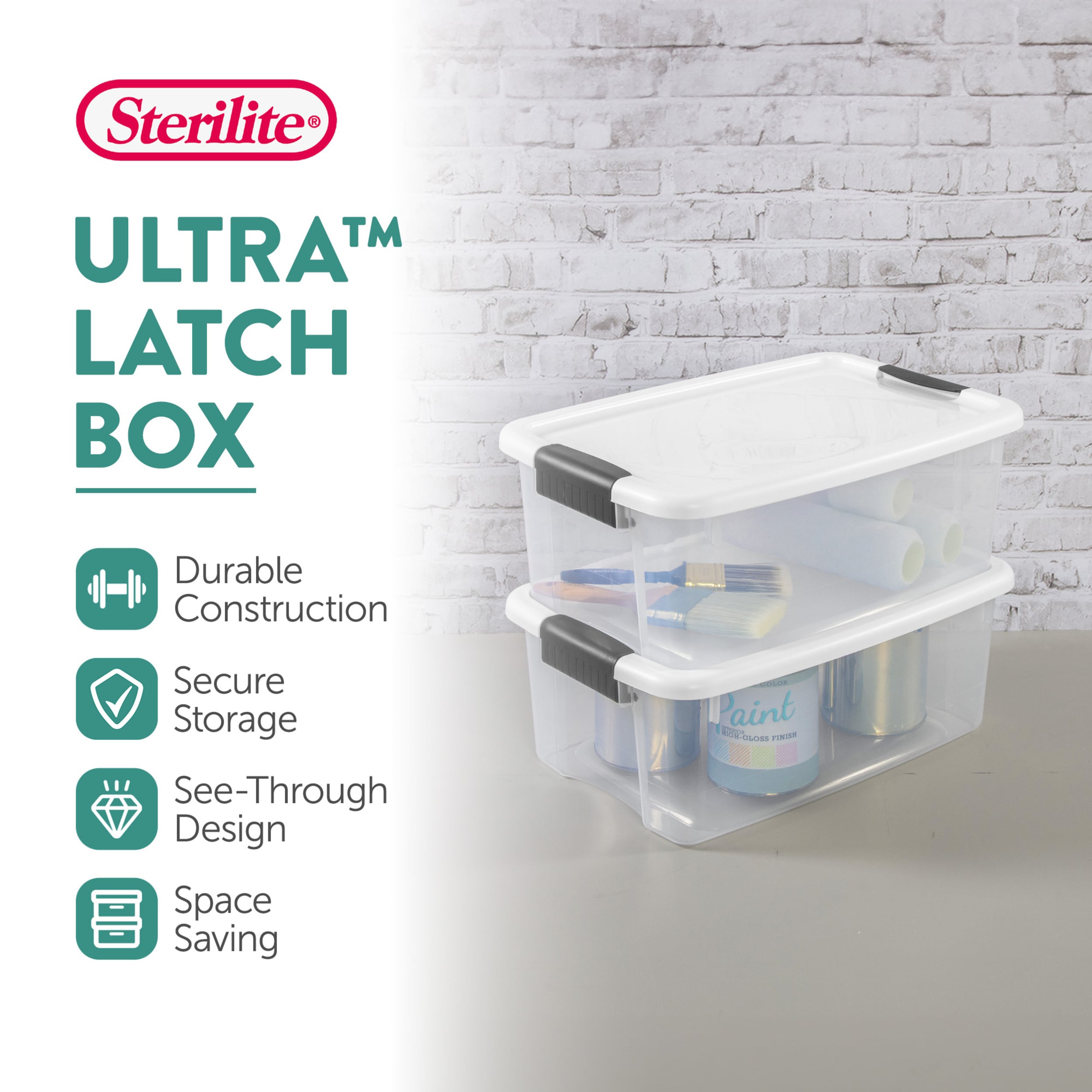 Sterilite 100659 Plastic-Storage-Totes - View #3