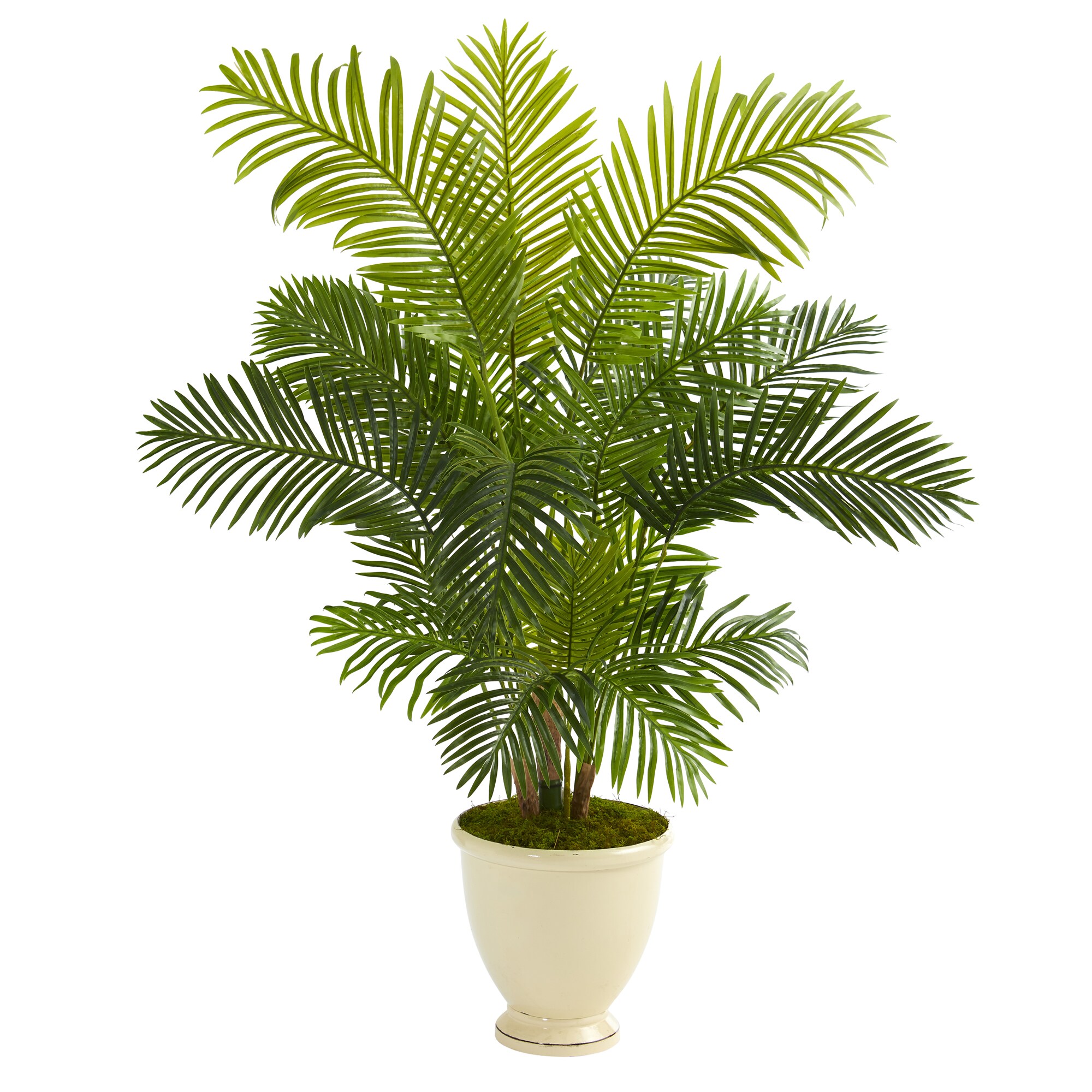 Nearly Natural 66 In Green Indoor Silk Artificial Tree At Lowes Com   41874472 