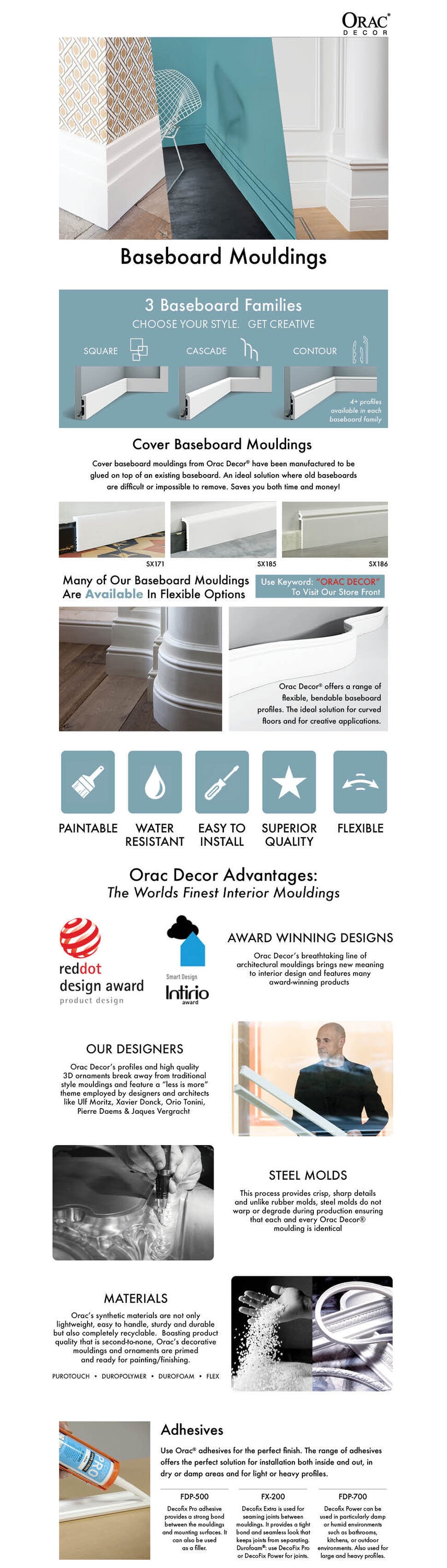 Orac Decor SX185 Baseboard-Moulding - View #6