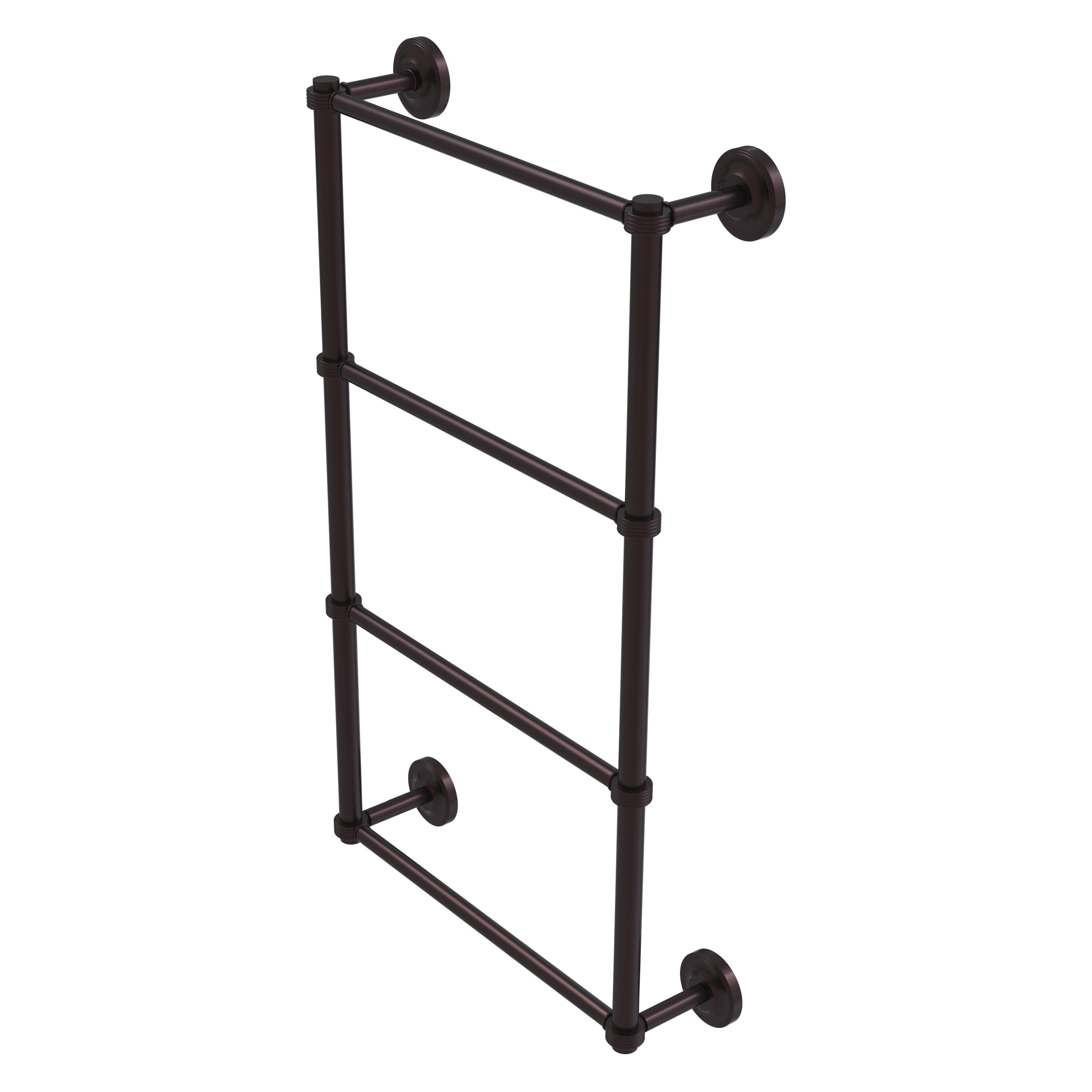 Allied Brass PR-28G-36-ABZ Prestige Regal 36-in double Antique Bronze Wall mount 4-tier Towel Bar