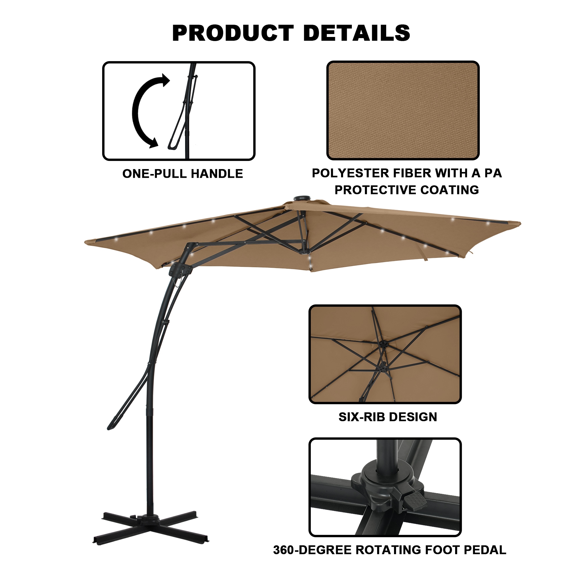 Dimakai DK-0104YG775 Umbrellas-2 - View #4