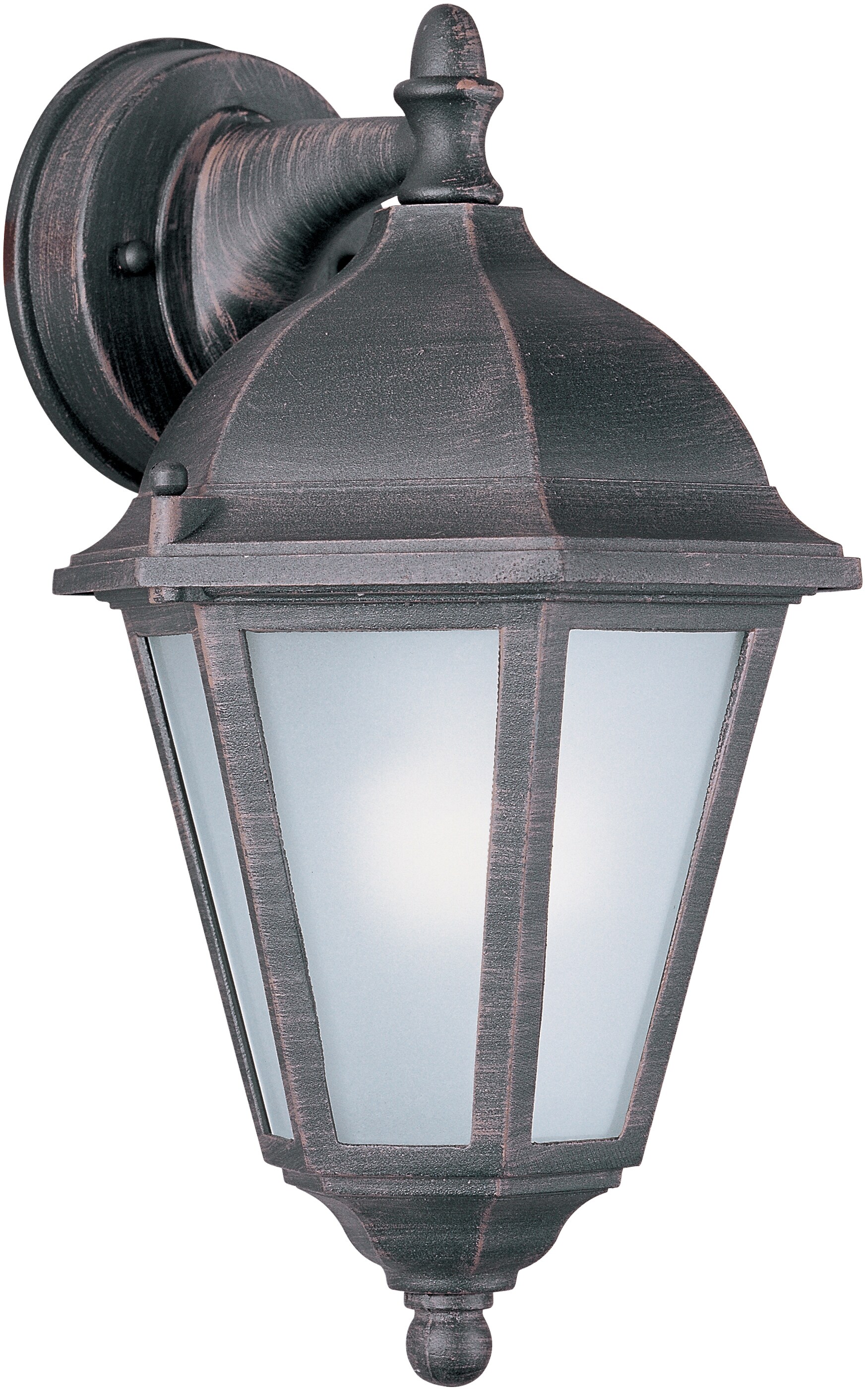 Maxim Lighting 65100RP Westlake LED E26 1 -Light 15-in H Distressed Brown Hardwired Outdoor Wall Light