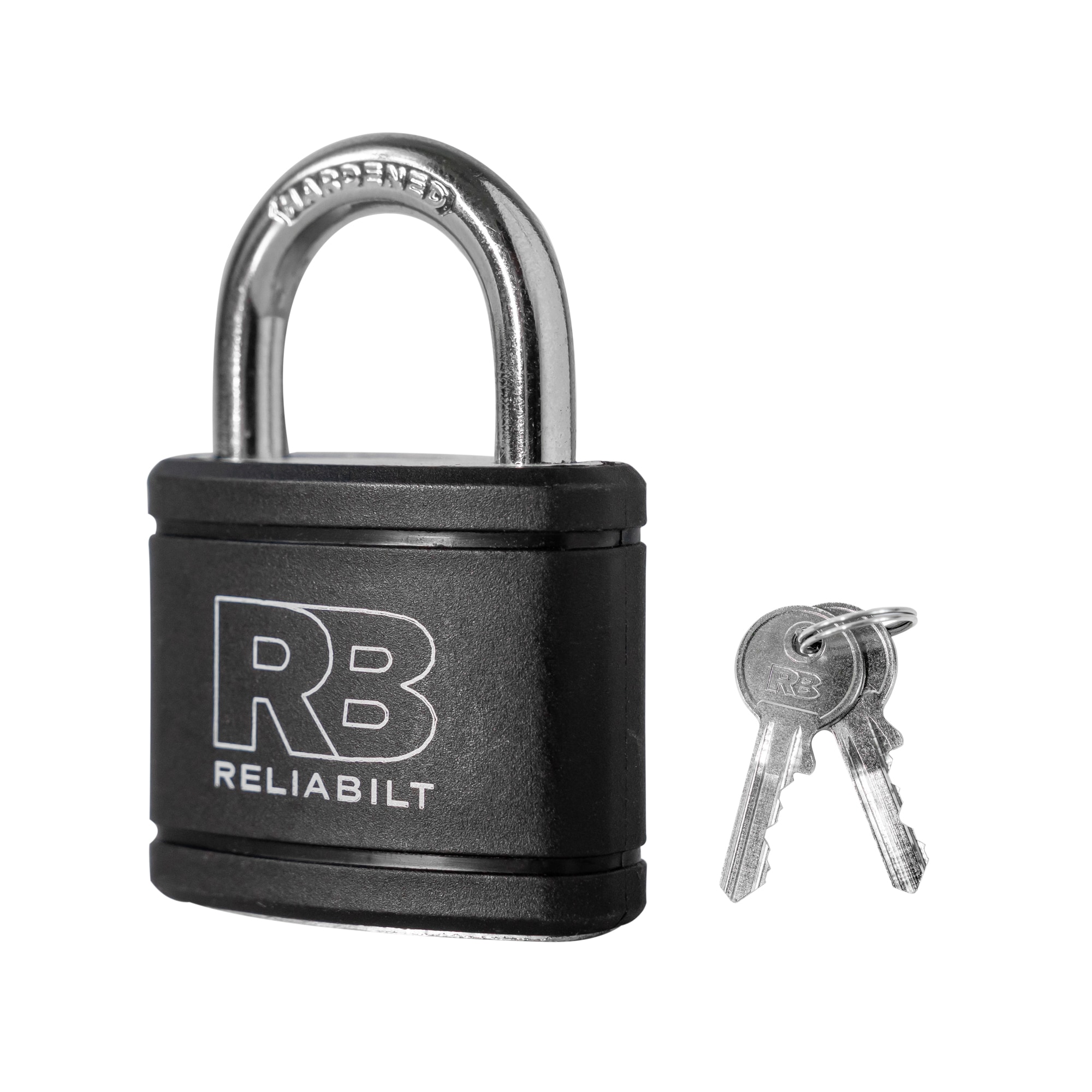 RELIABILT AH35013L Keyed Padlock, 1-5/8-in Wide x 7/8-in Shackle Keyed Different