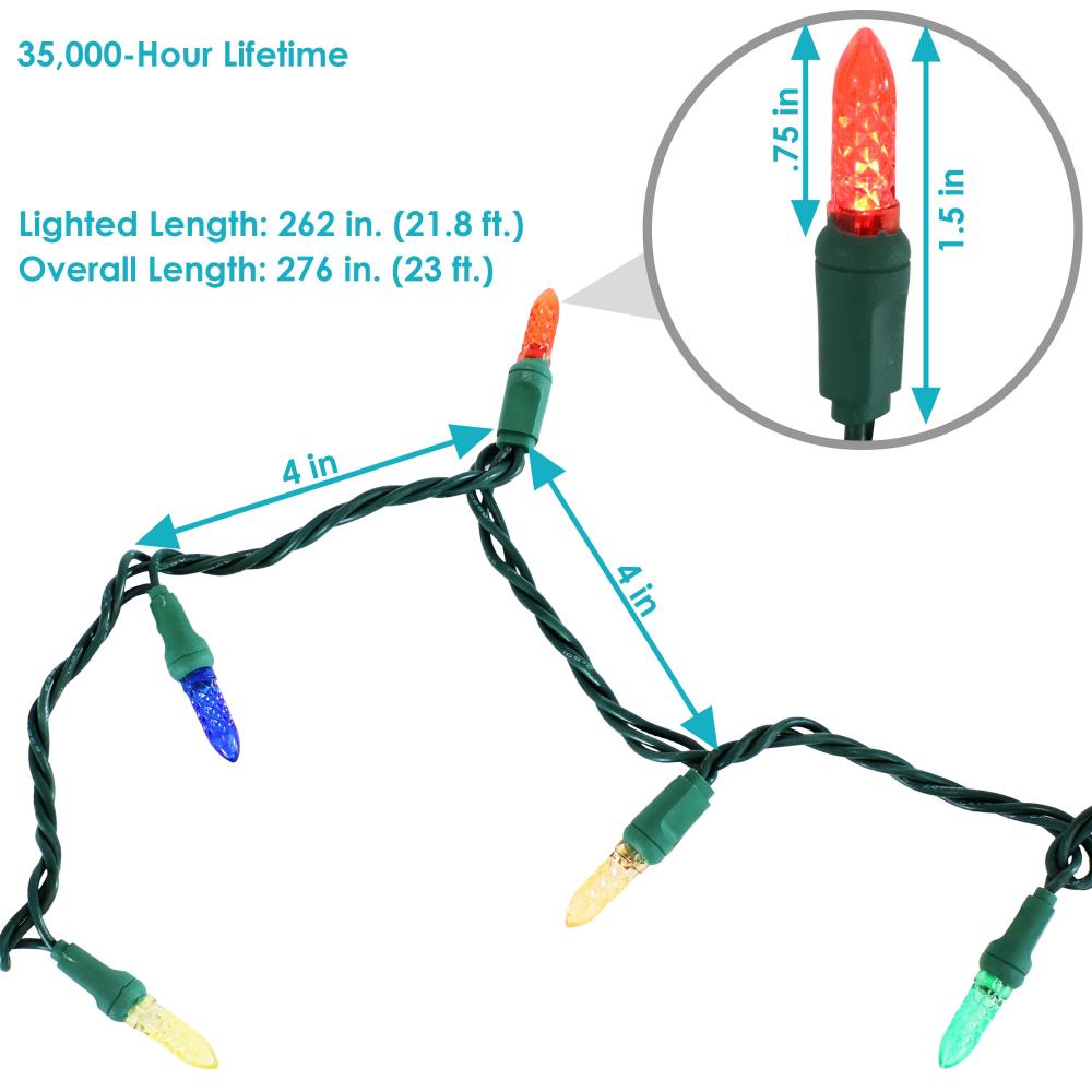 Sunnydaze Decor KWR-619 Christmas-String-Lights - View #4