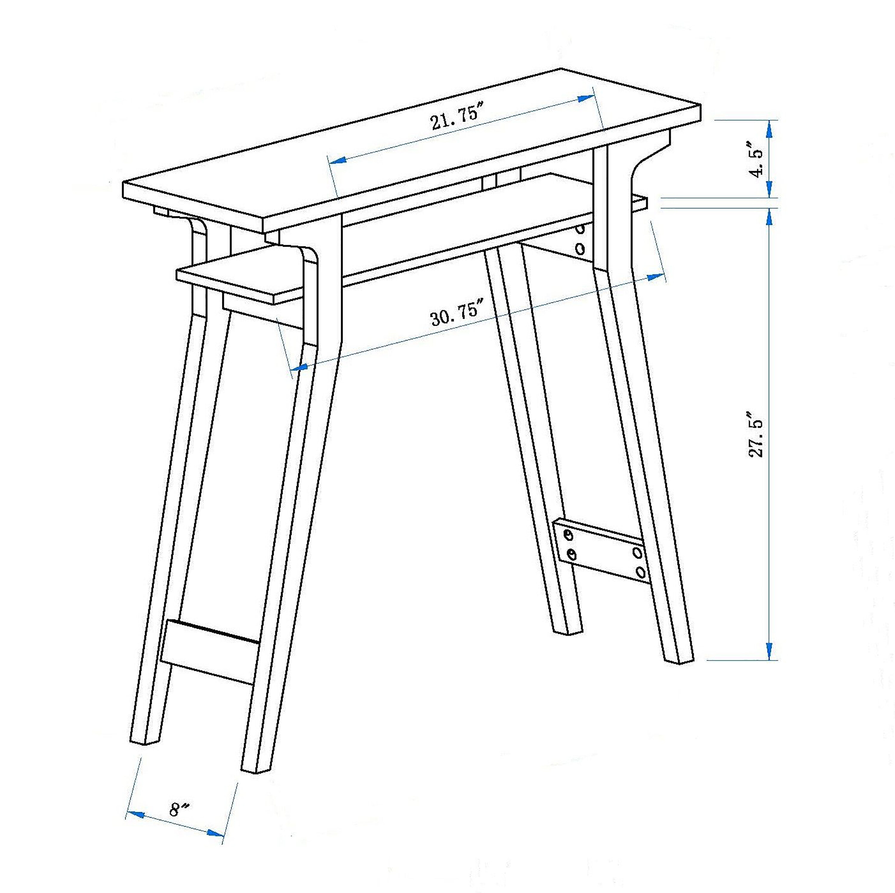 FC Design Modern Distressed Gray Console Table in the Console Tables ...