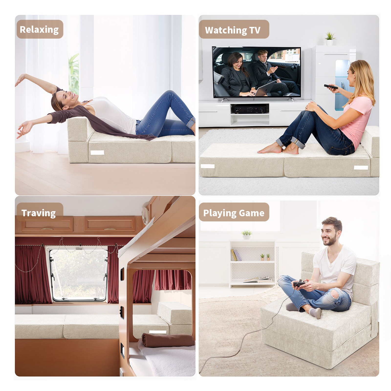 Esazn YLY-GRAY-LYU futons - View #7