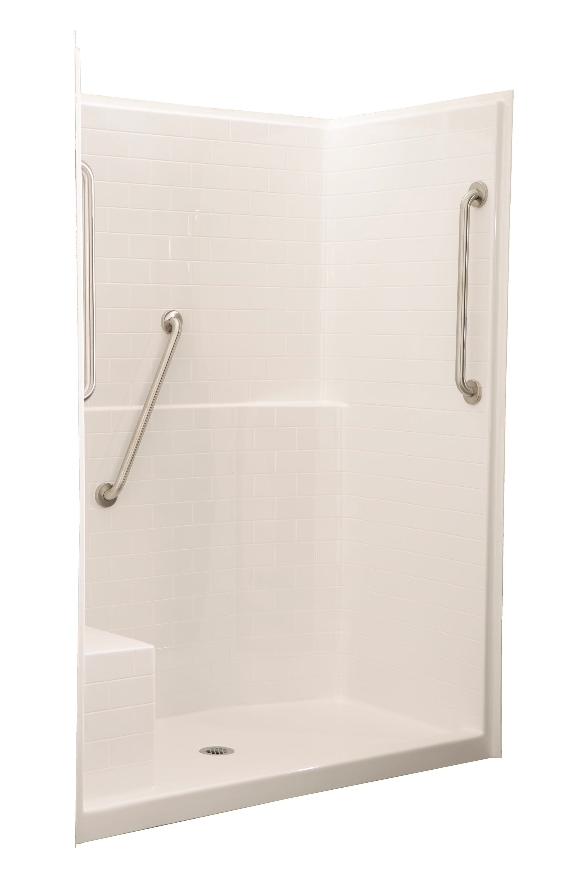 Laurel Mountain 6034SH1SPSTL064 Alcove-Shower-Kit - View #3