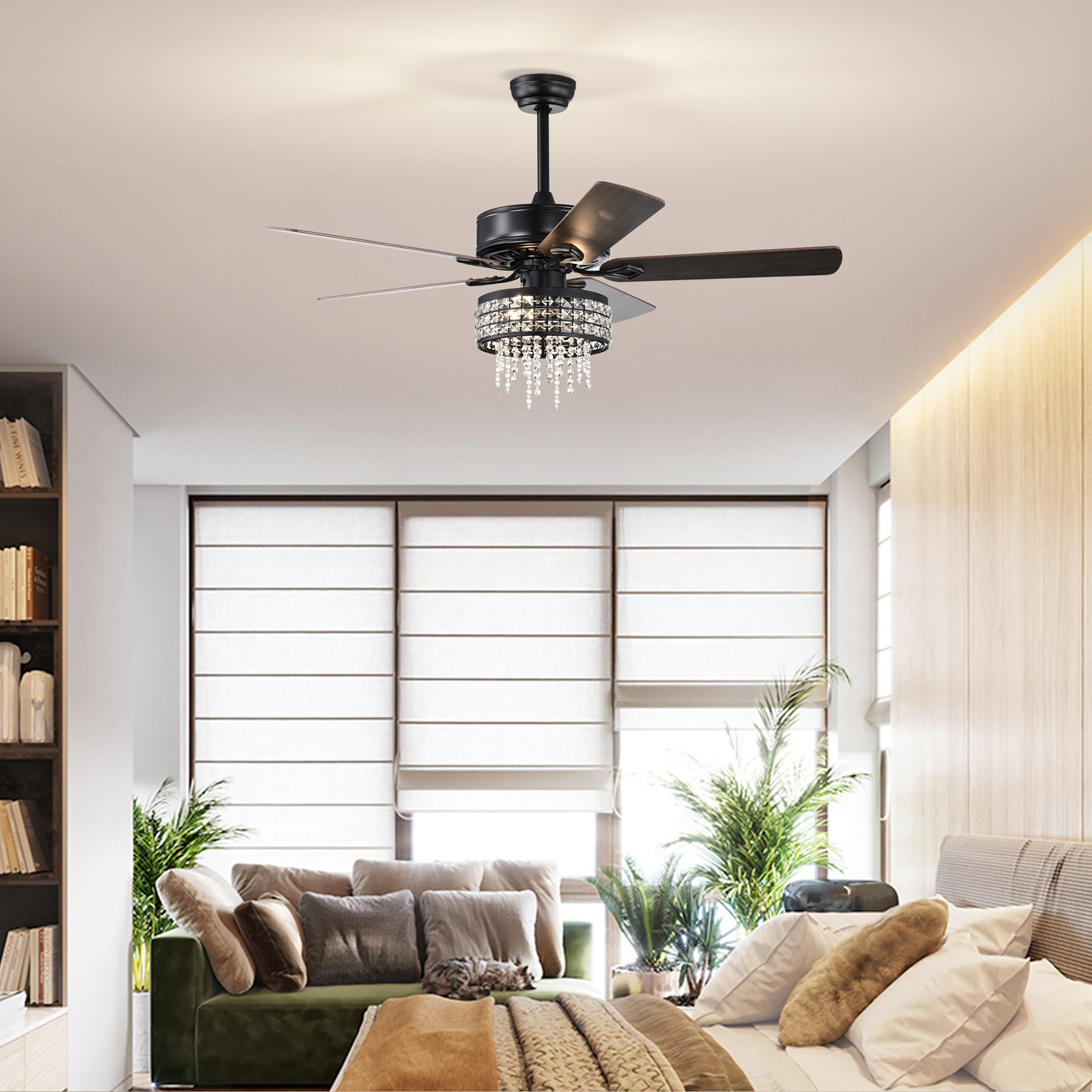 BANSA ROSE HM-SJ5204ACBK Ceiling-Fans - View #5