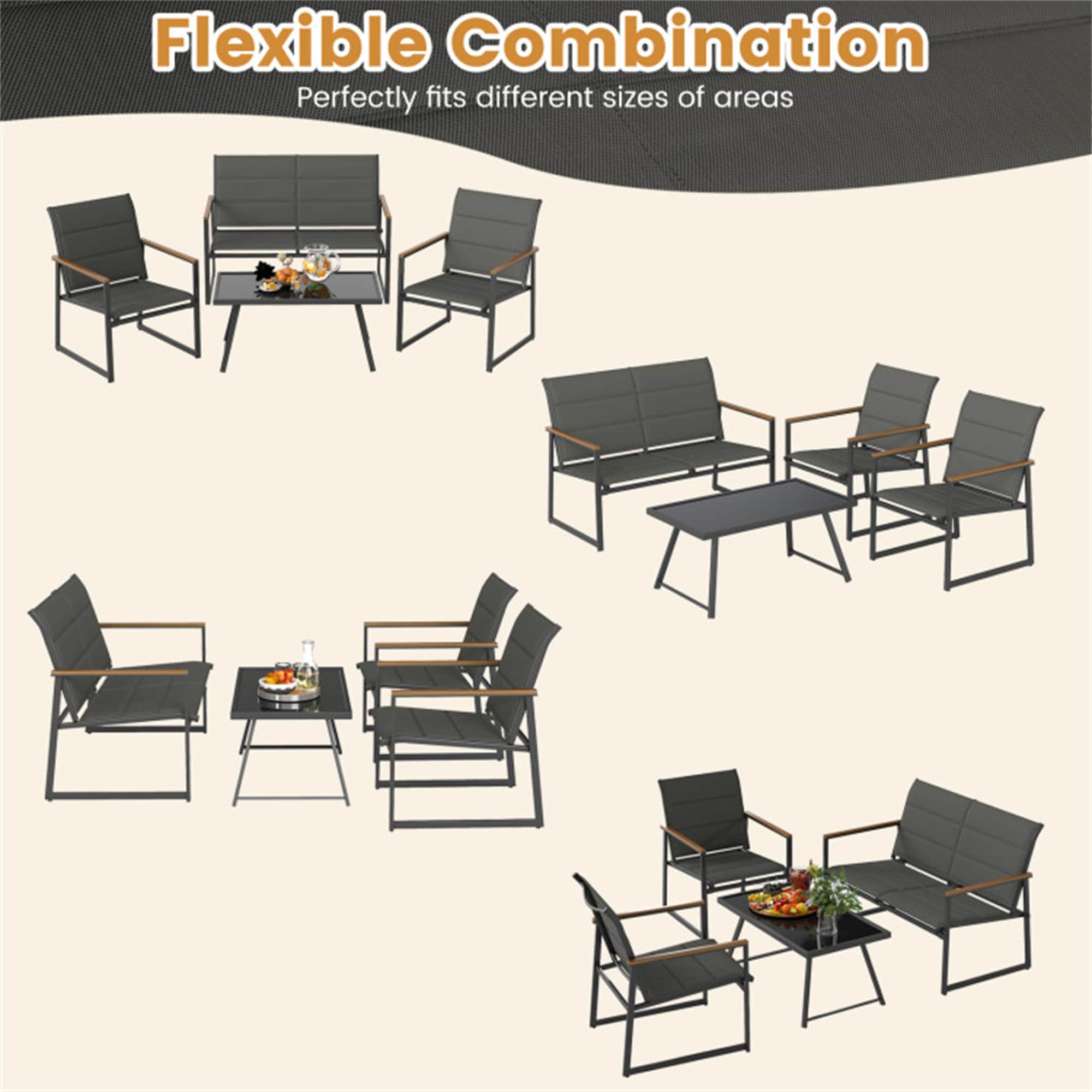 BABOOM BOM-2143DK+-CO Patio-Conversation-Sets - View #10