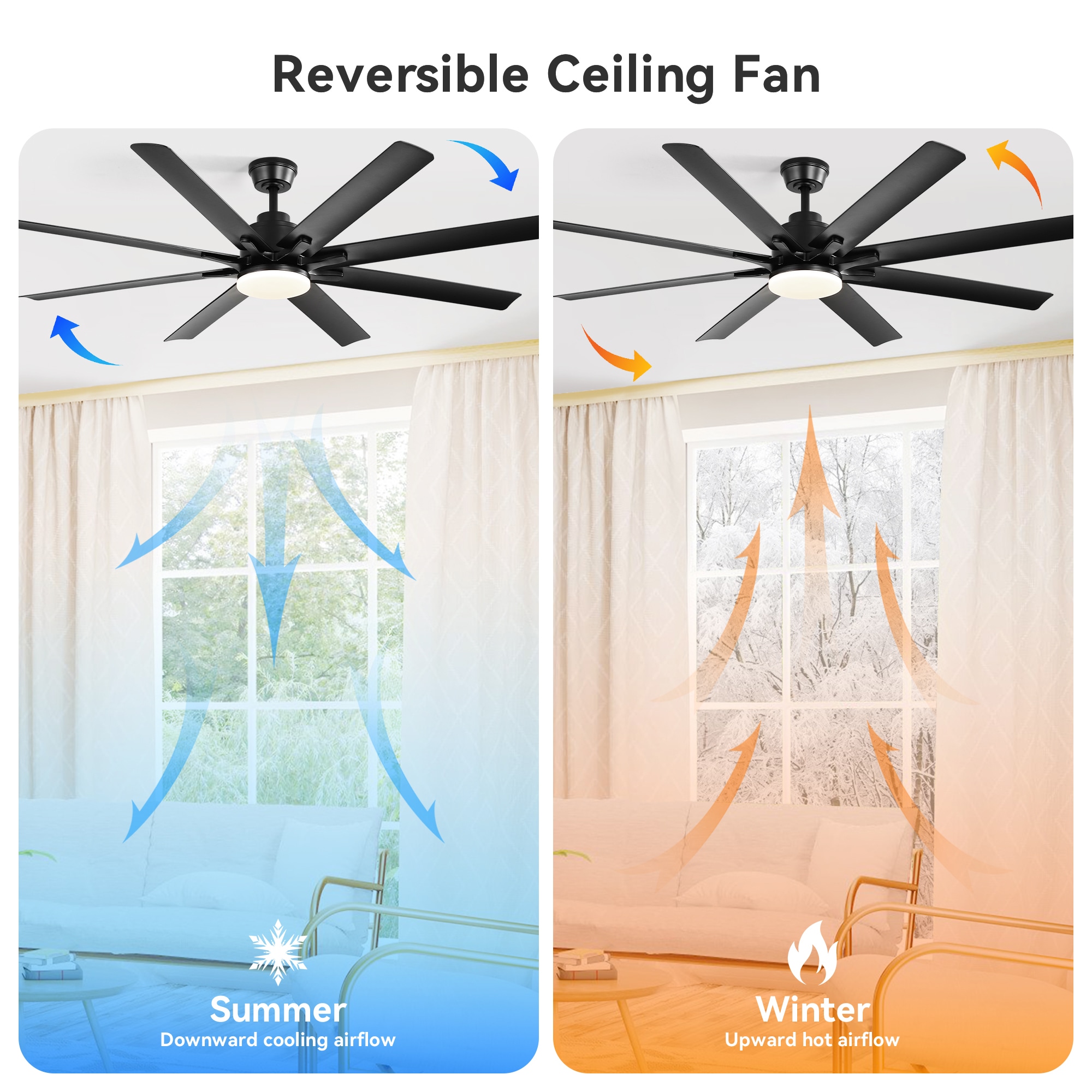 SINOFURN SYD130011WT Ceiling-Fans - View #3