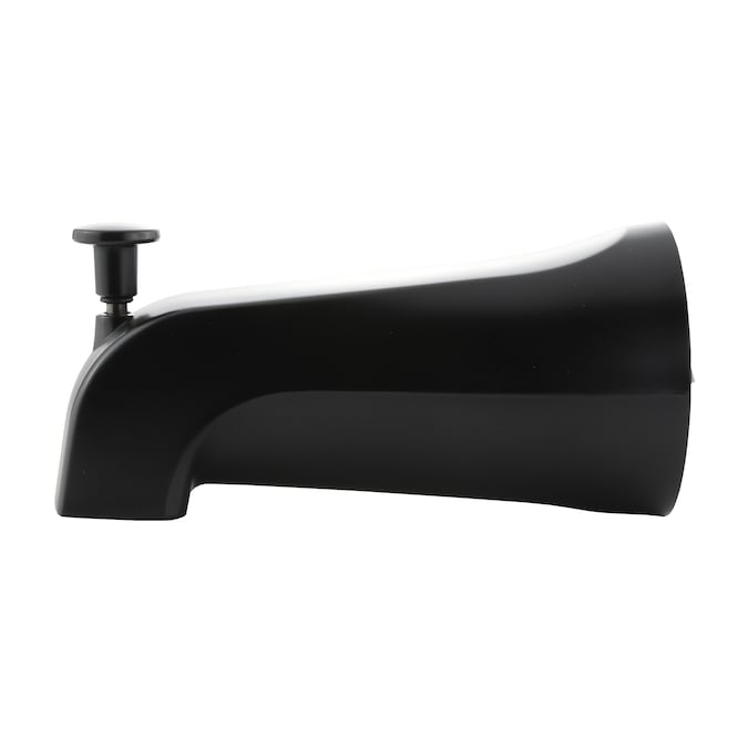 Danco Universal Bathroom Tub Spout with Diverter in Matte Black, 0.7 lbs. Weight (11079)