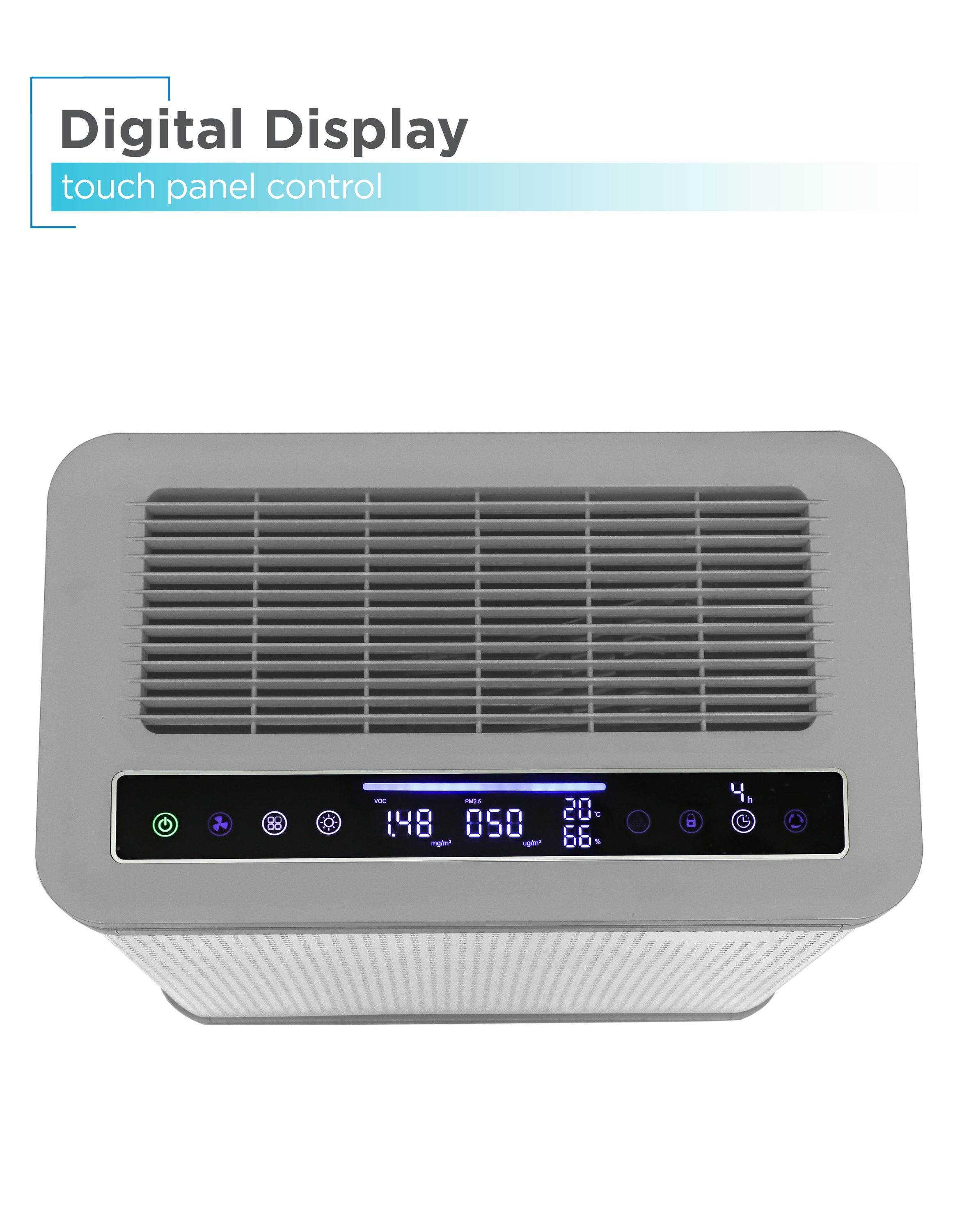 BLACK+DECKER 4-Speed Ionic White True HEPA Air Purifier ENERGY STAR  (Covers: 250-sq ft) in the Air Purifiers department at