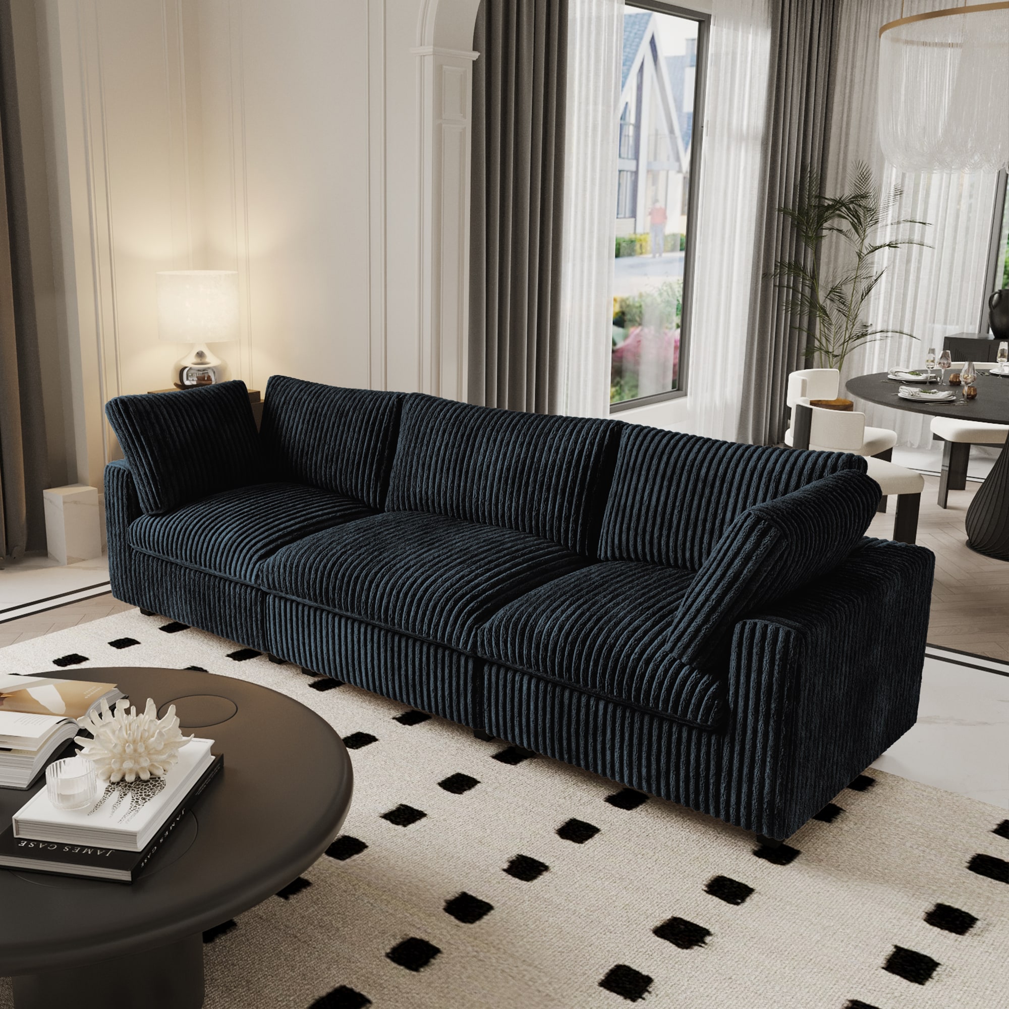 BuotiqHom DH-SF3-141BK Sofas-Loveseats - View #2