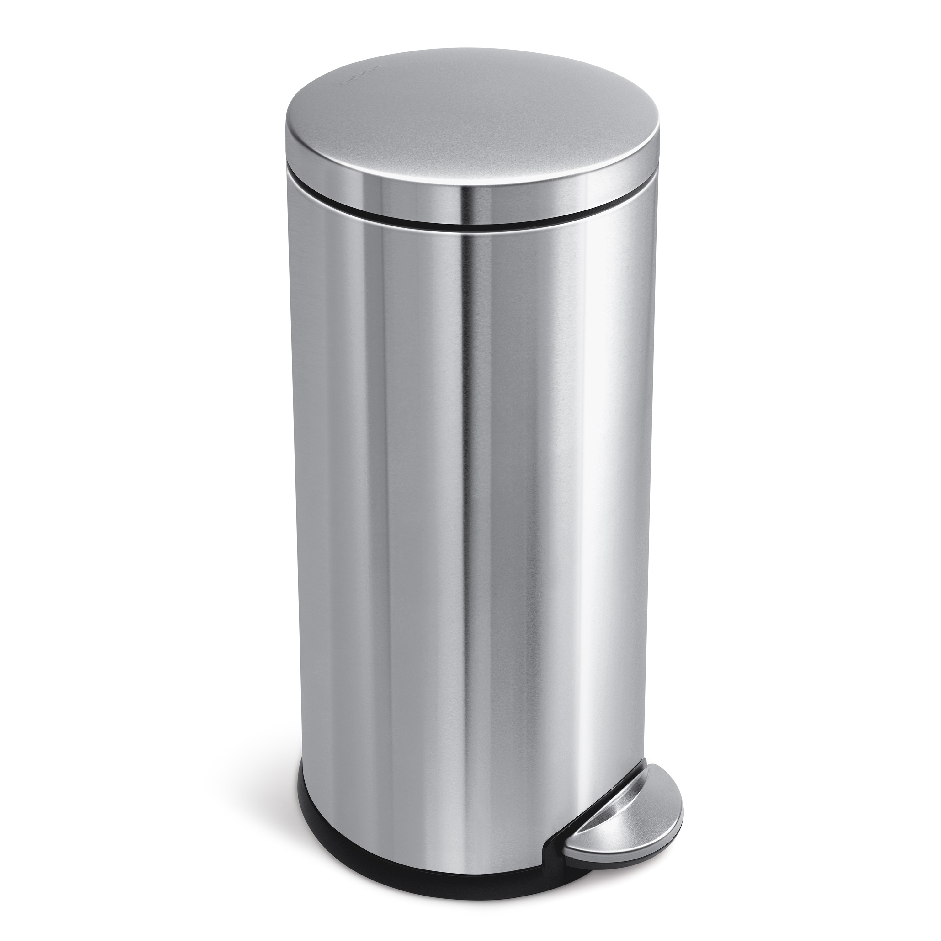 simplehuman 8-Gallons Brushed Steel Touchless Kitchen Trash Can with Lid  Outdoor in the Trash Cans department at
