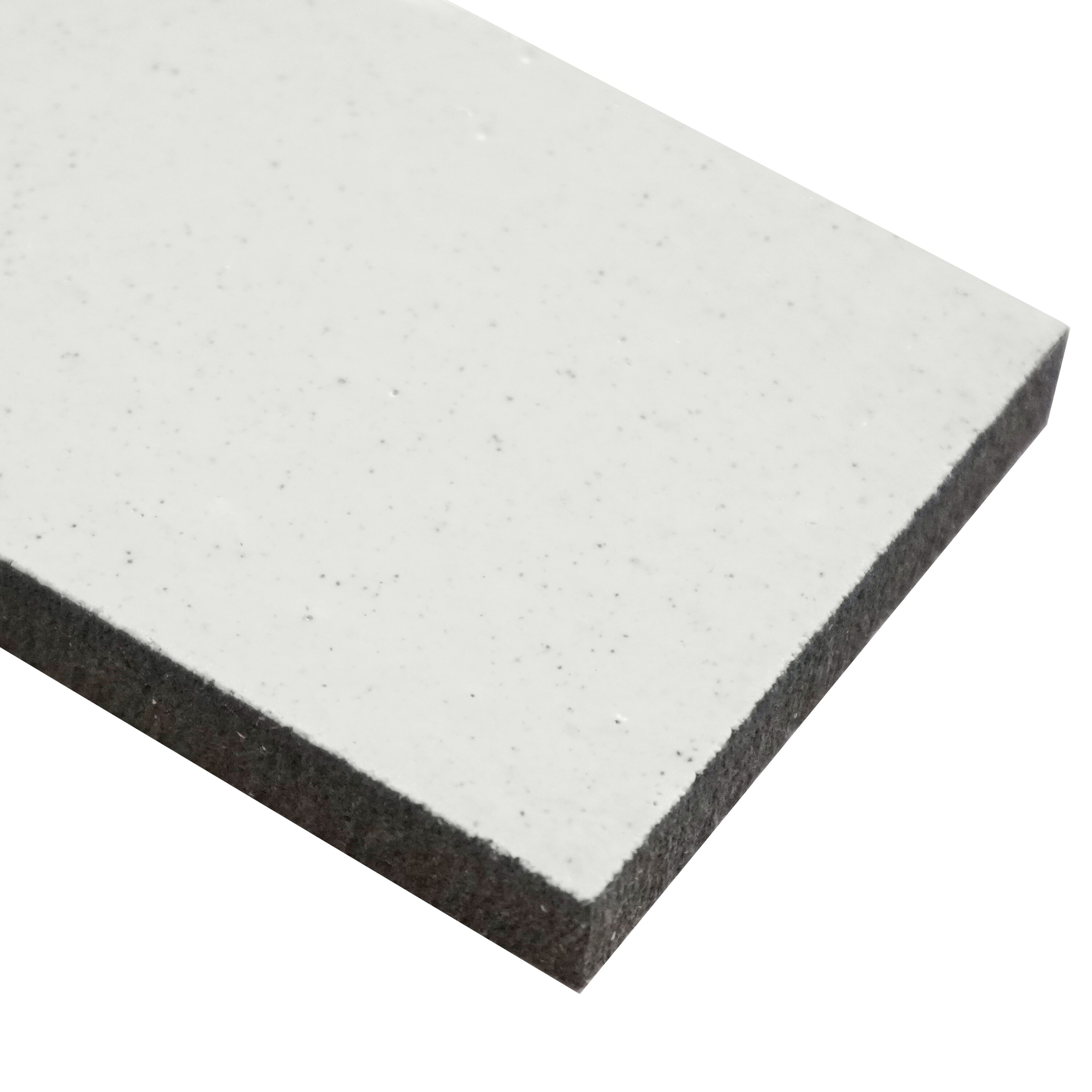 Cotton Glossy White Lava Stone Subway Wall Tile 2" x 8"