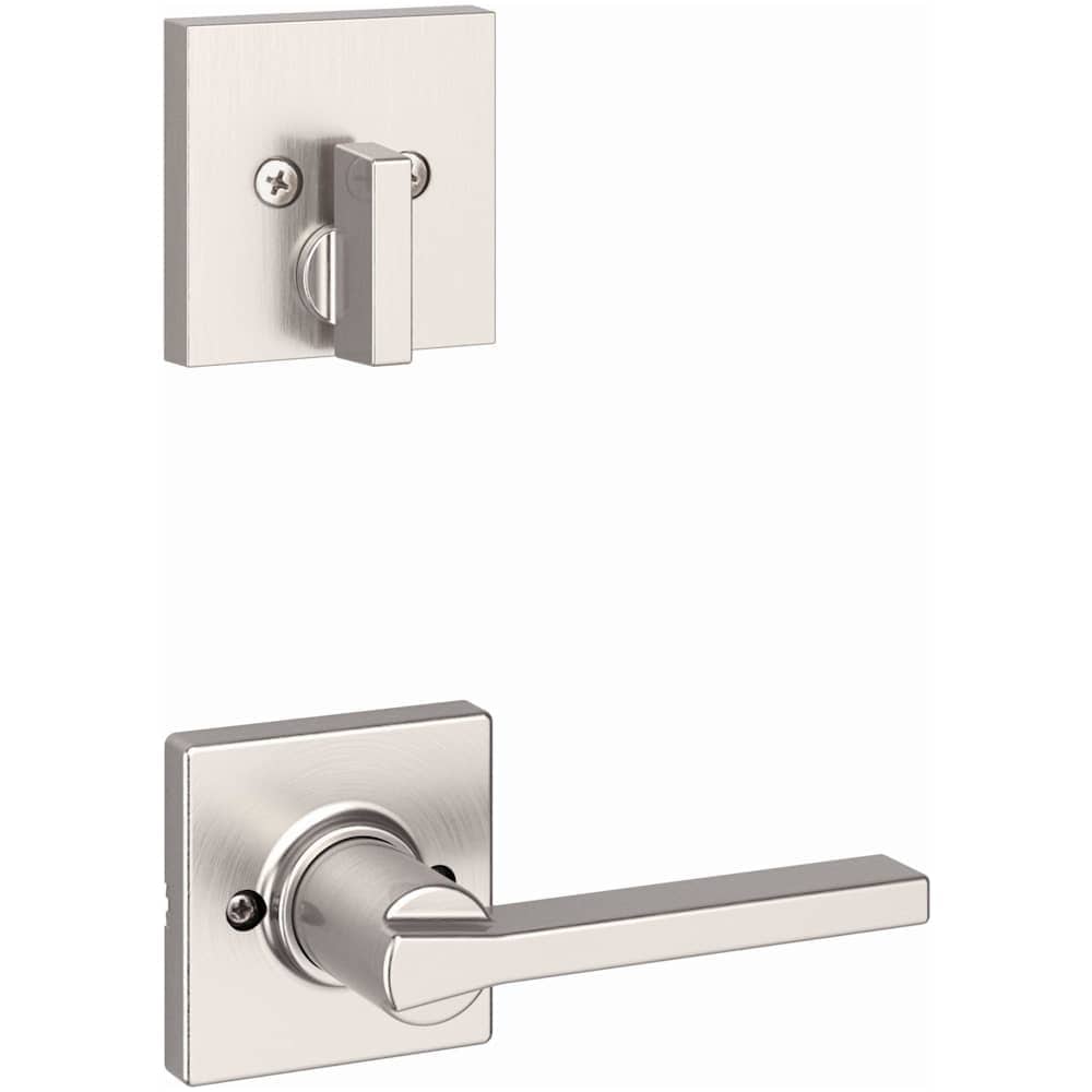 Kwikset 971CSLSQT Casey Single Cylinder Interior Pack with Square Rose for 818 Low Profile Handlesets #971CSLSQT-15