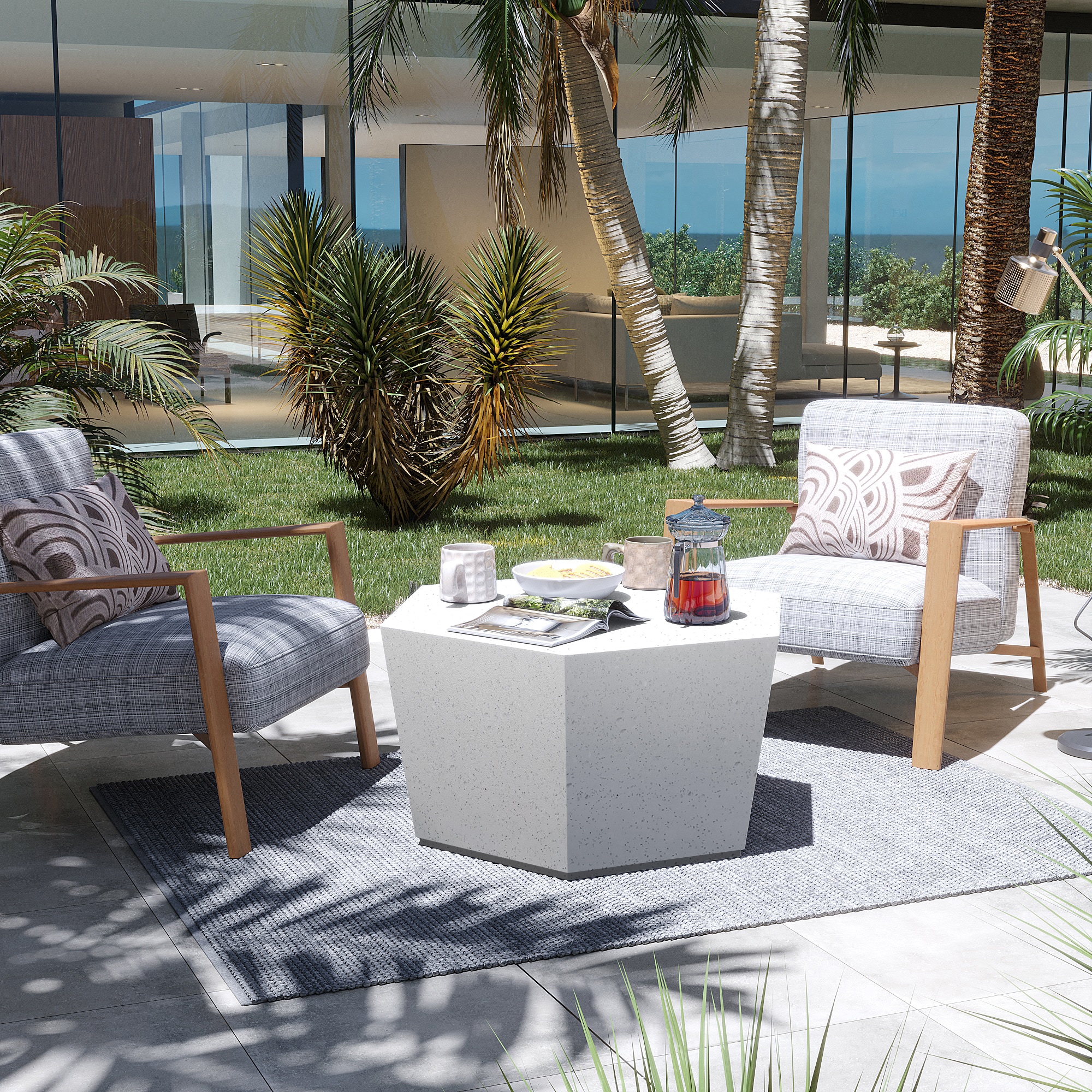 UPHA PL-CT28S-6-MB Patio-Tables - View #7