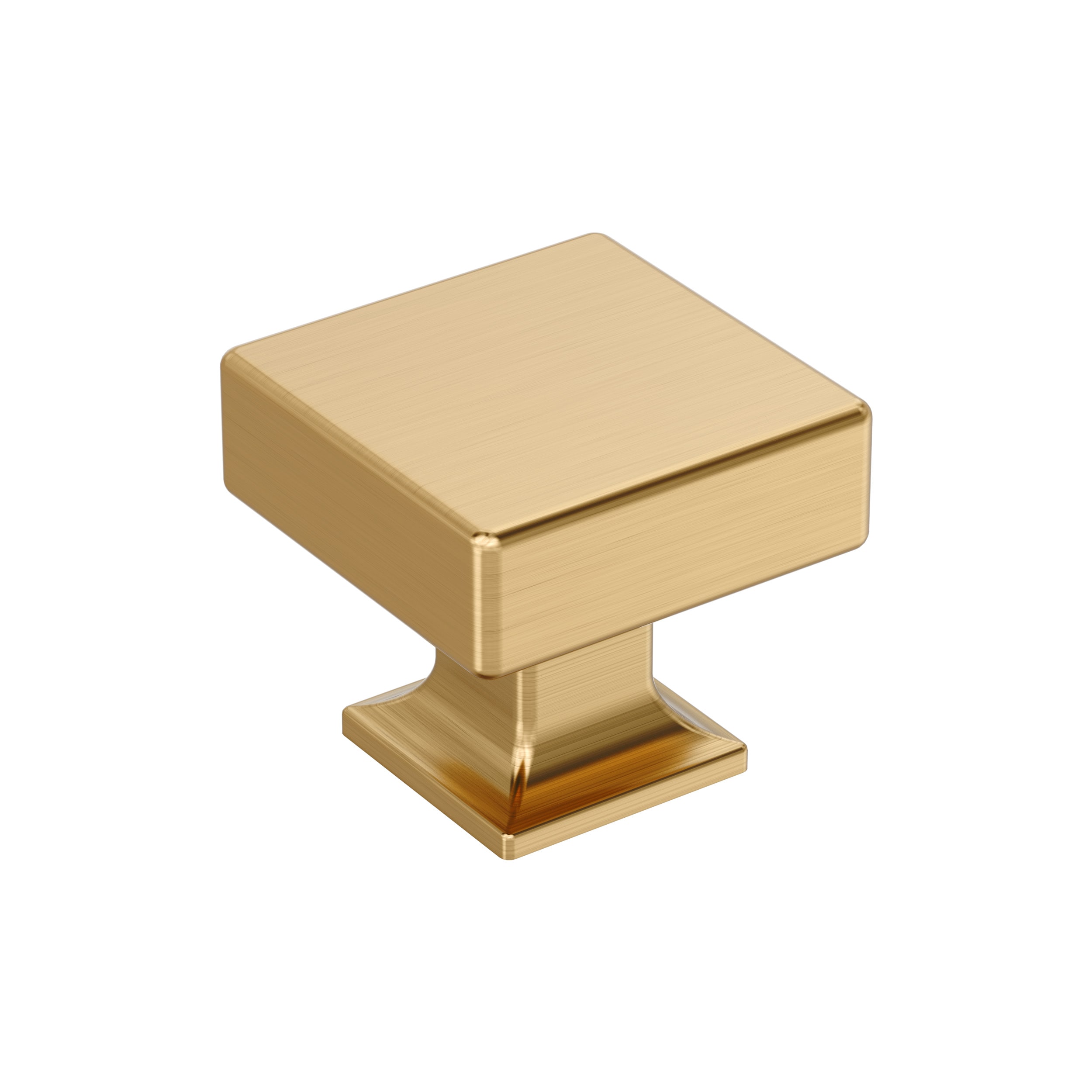 Amerock BP37440CZ Lintel 1-1/4-in Champagne Bronze Square Transitional Cabinet Knob