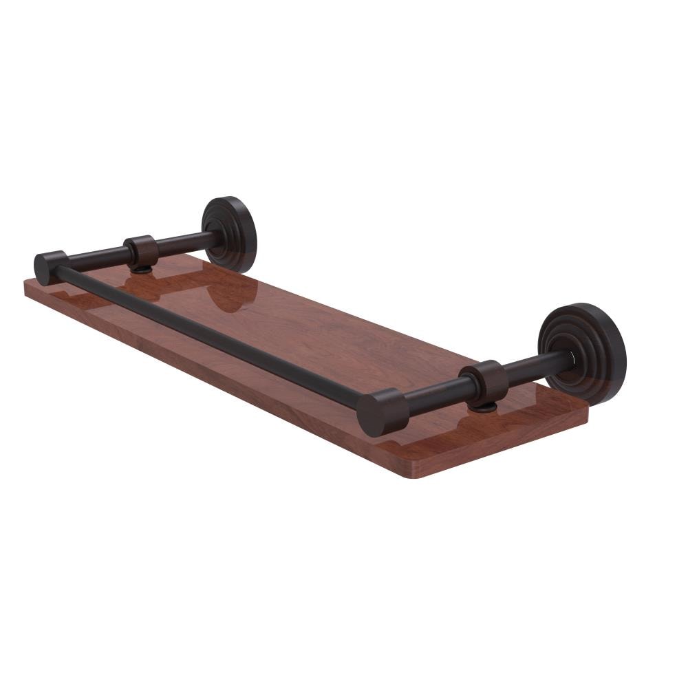 Allied Brass WP-1-16-GAL-IRW-VB Waverly Place Venetian Bronze Wall mount Bathroom Shelf ( 16-in x 3-in x 5-in )