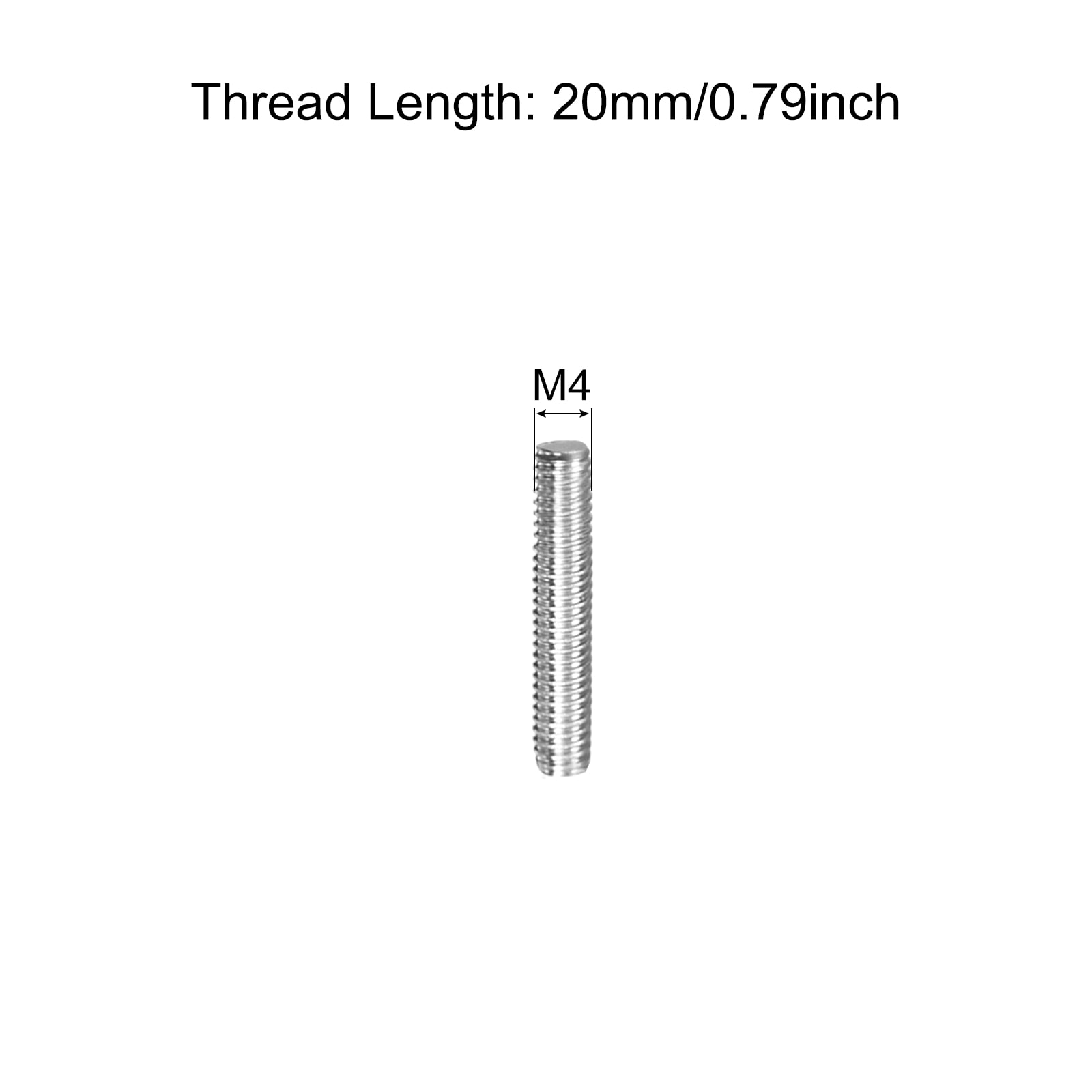 Unique Bargains S26051800UX6274 Threaded-Rod - View #2