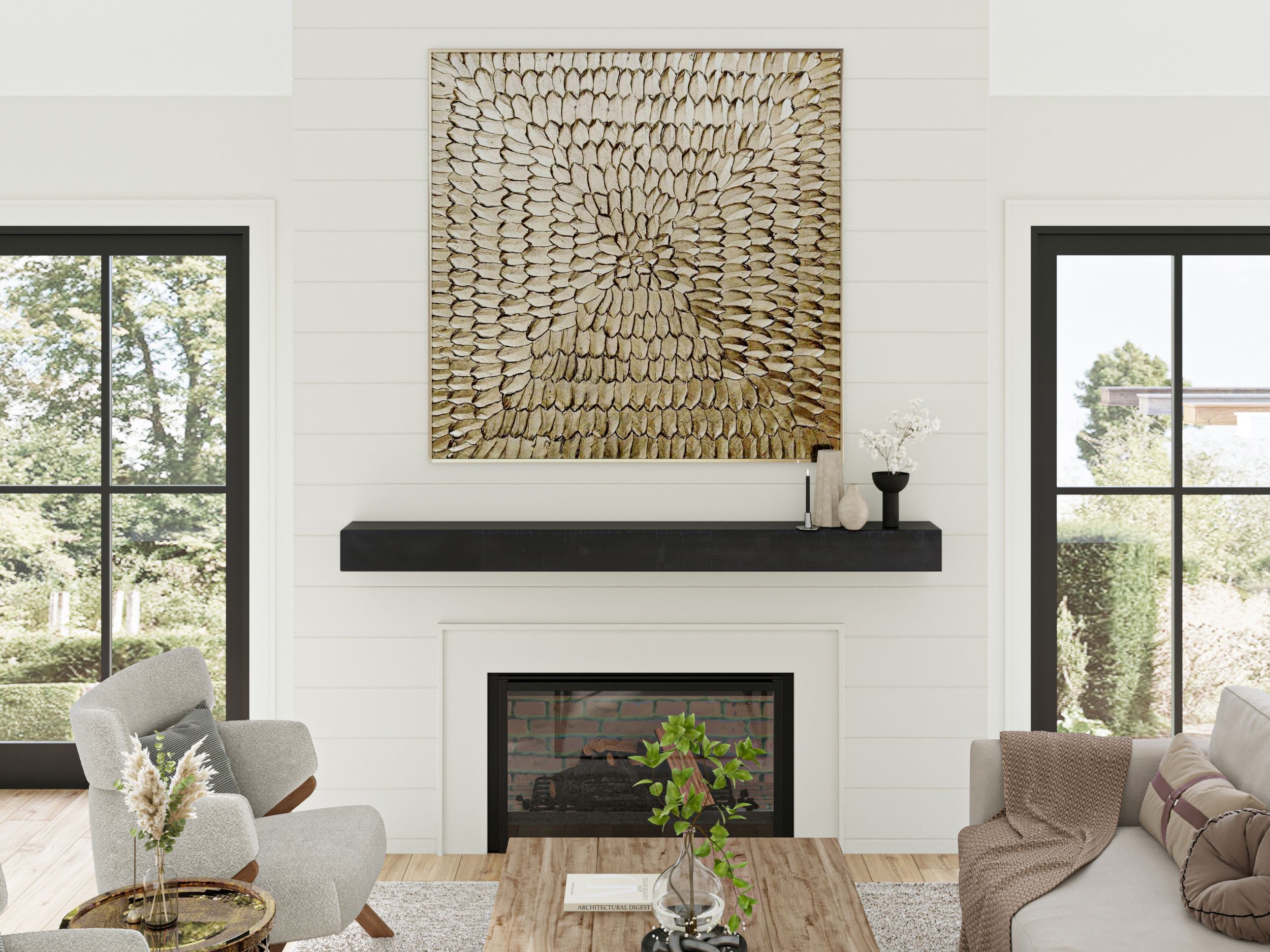 Dogberry MRUST7262NGHTNONE Mantel-Shelves - View #7