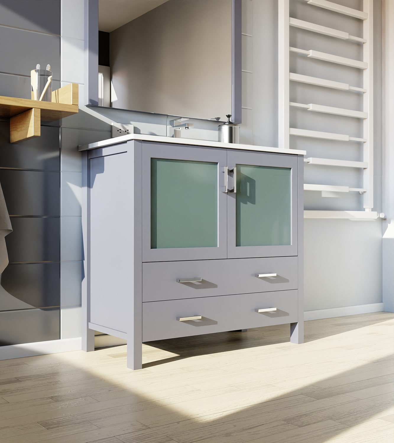 Lexora LV341836SBES000 Bath-Vanity-Combo - View #10