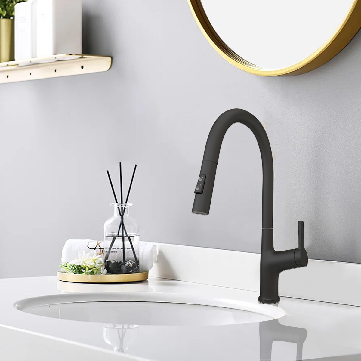 Kahomvis TC-QPW6-5011 Kitchen-Faucets - View #2