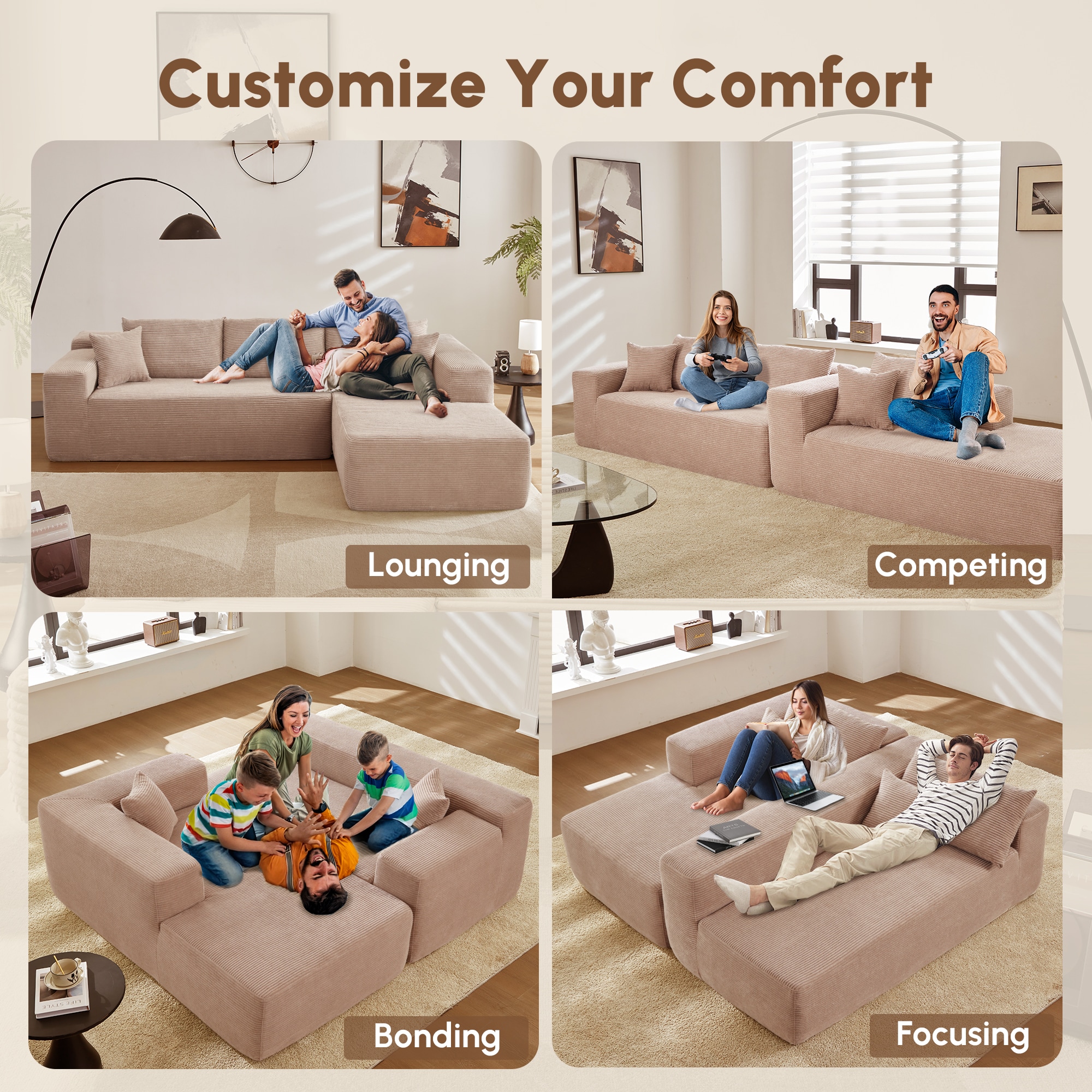 Pouuin SVI80R Sofas-Loveseats - View #7