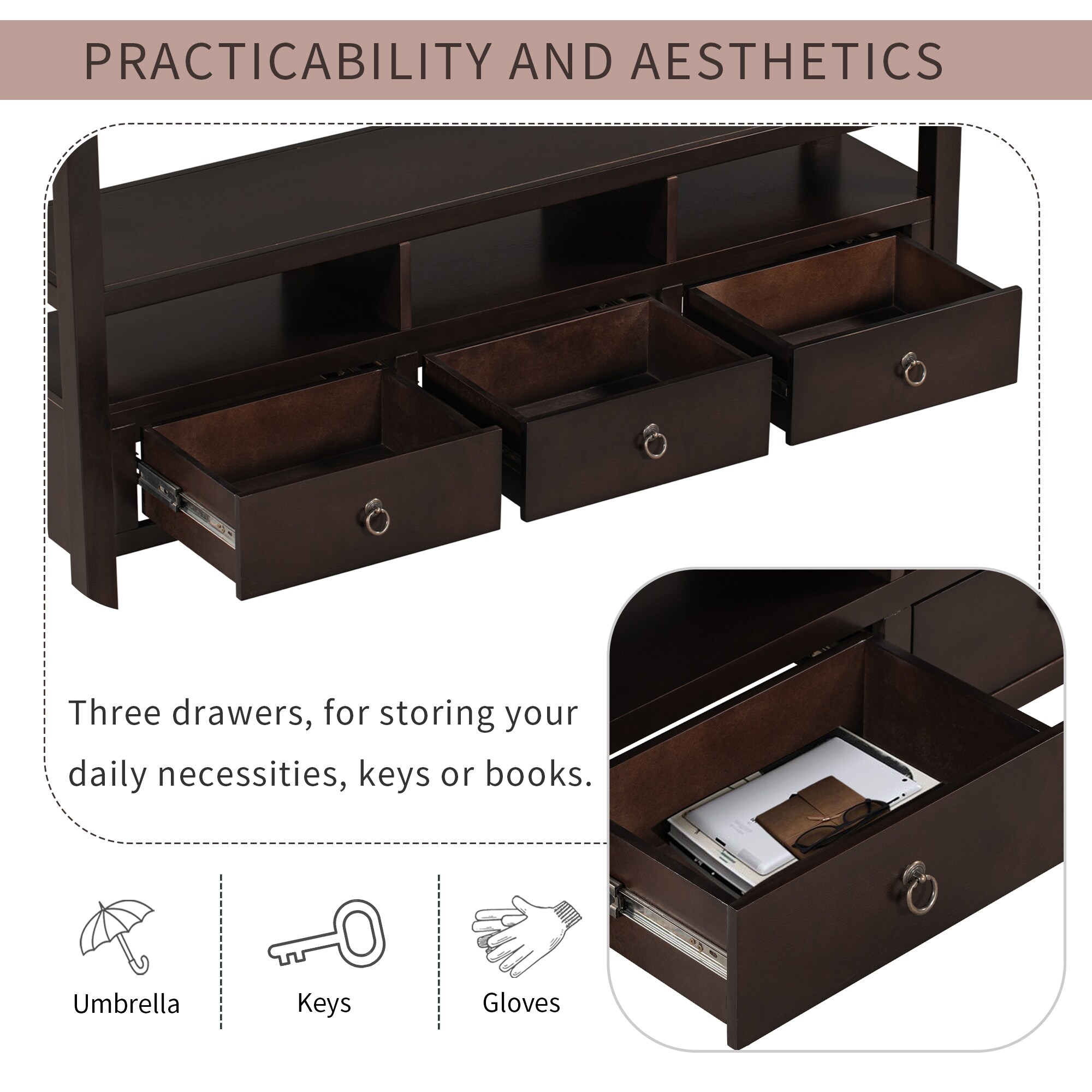 AHIOU HOME ZAAH-CT298607P Console-Sofa-Tables - View #2