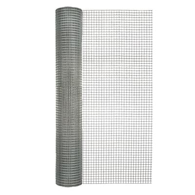 Garden Craft 25 Ft X 3 Gray Steel Hardware Cloth Rolled Fencing With Mesh Size 1 2 In The Department At Lowes Com