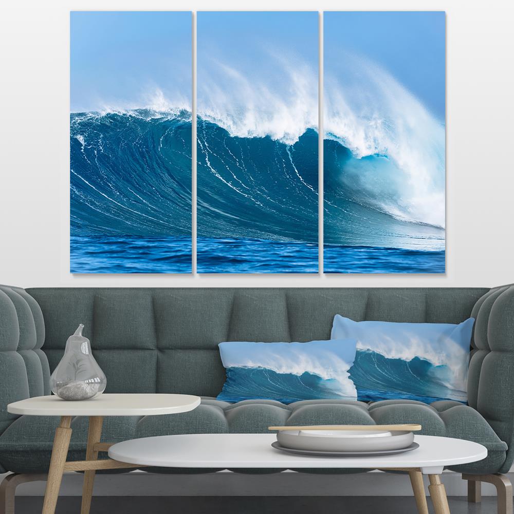 Designart 28-in H x 36-in W Coastal Print on Canvas in the Wall Art ...