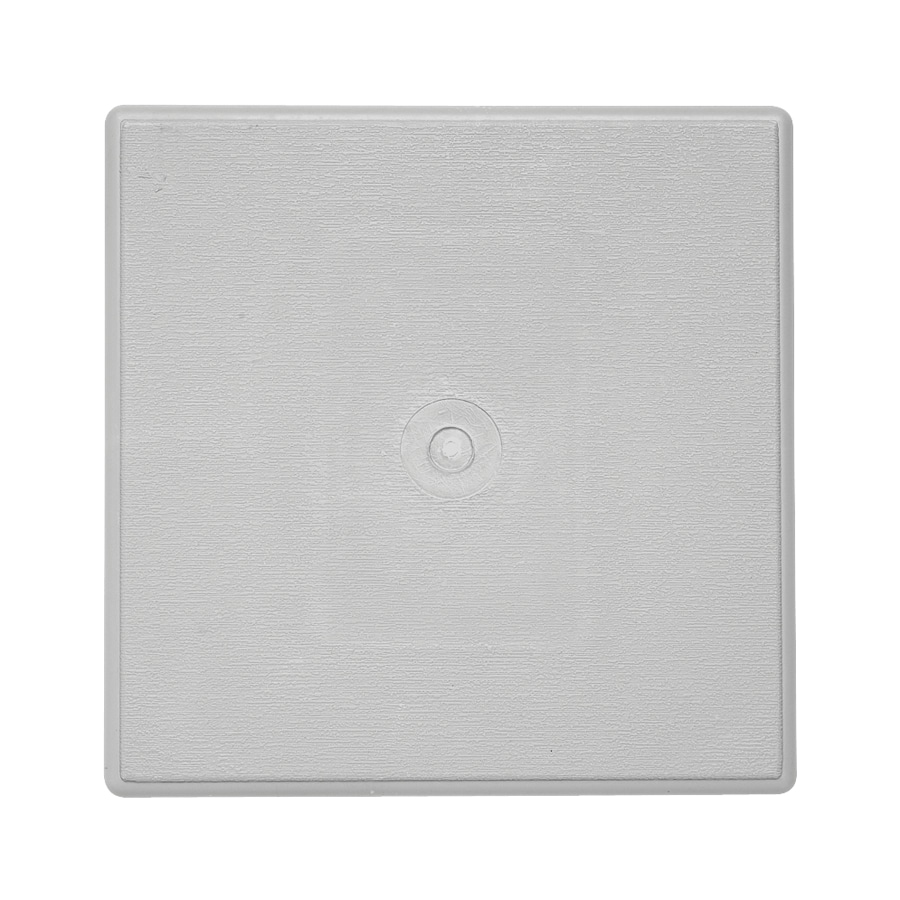 Ply Gem 253958 6.625-in x 6.625-in Gray Vinyl Universal Mounting Block