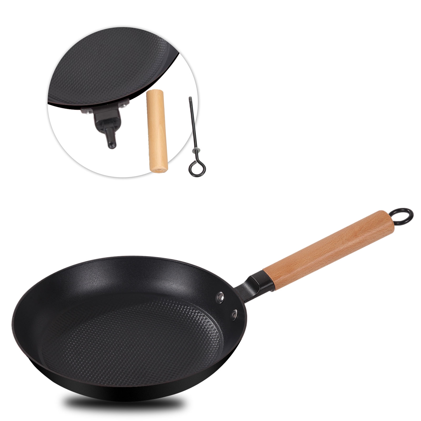 LTMATE LSDT-10-BLK 10-in Cast iron Cooking pan