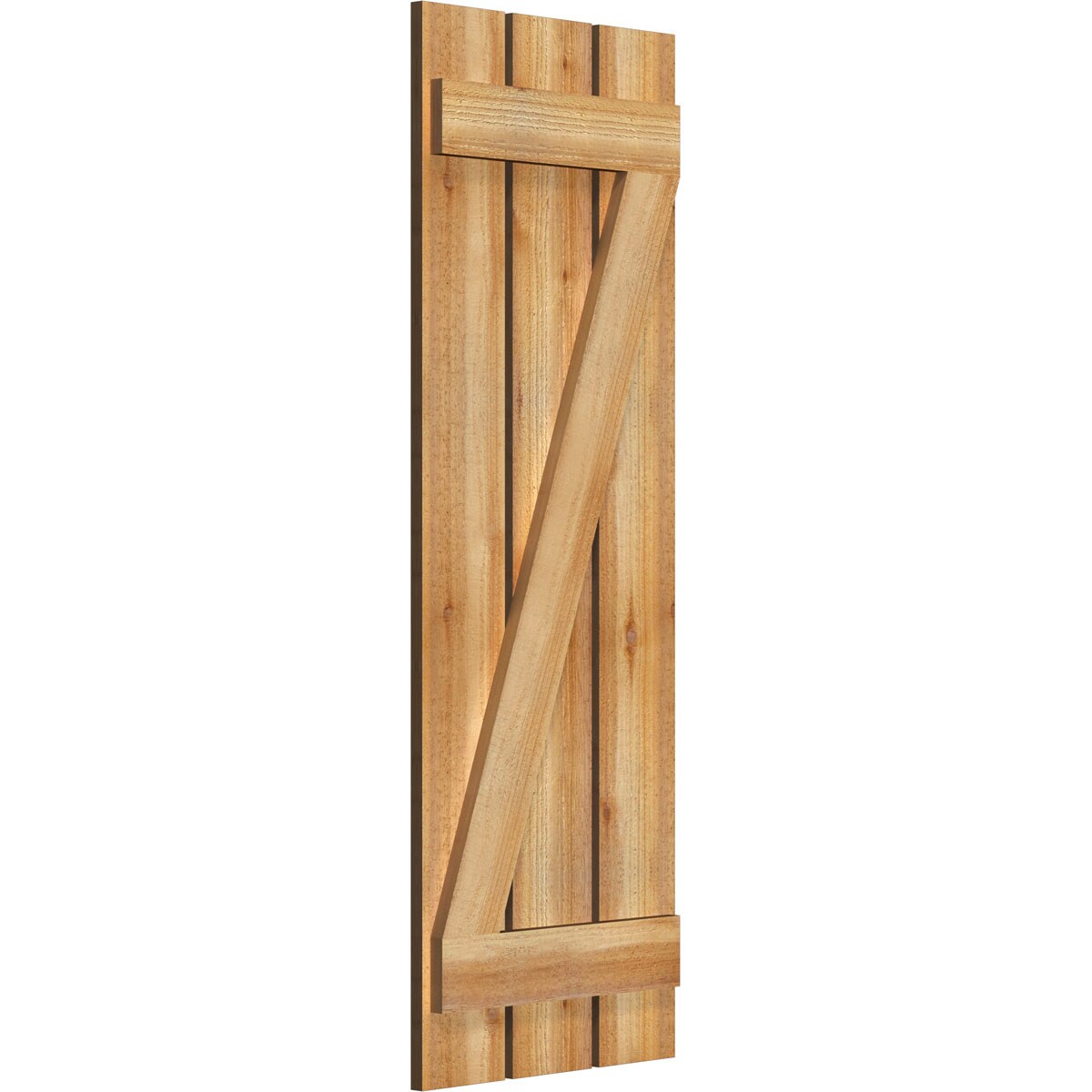 Ekena Millwork RBS06Z17X049RWR Exterior-Shutters - View #2