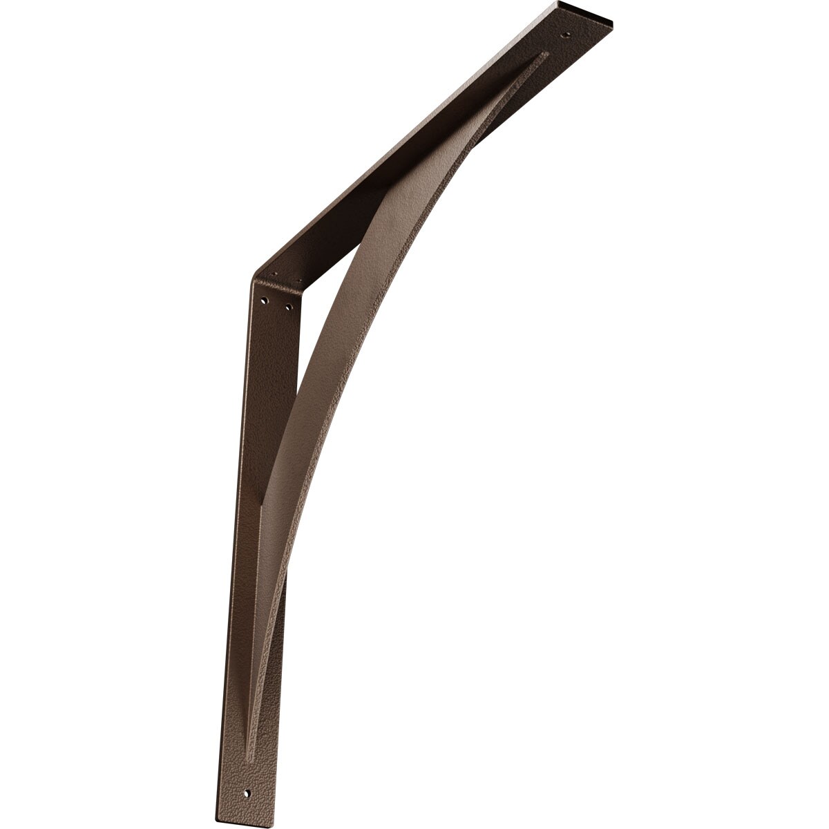 Ekena Millwork BKTM02X20X20LEHDB Legacy 20-in x 2-in x 20-in Bronze Steel Countertop support bracket