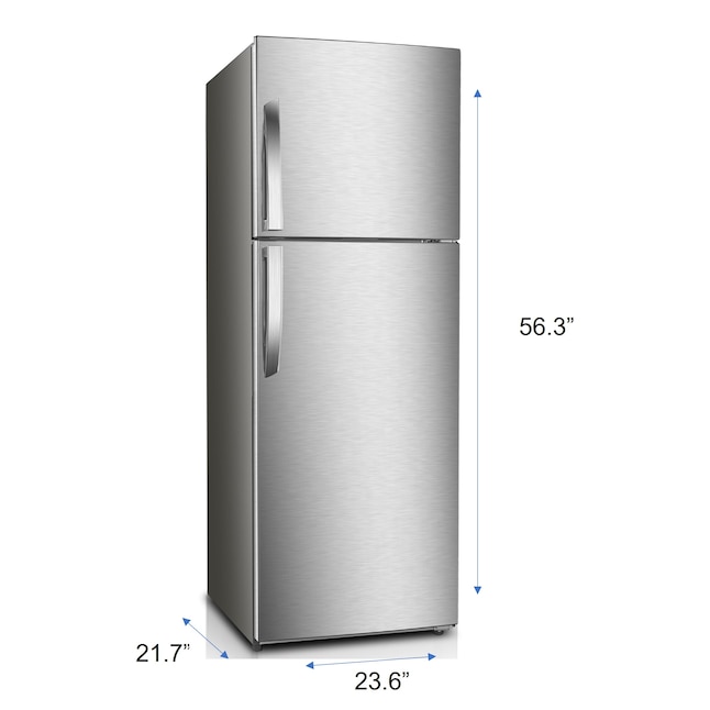iio Retro FF1 7-cu ft Bottom-Freezer Refrigerator (Frost White