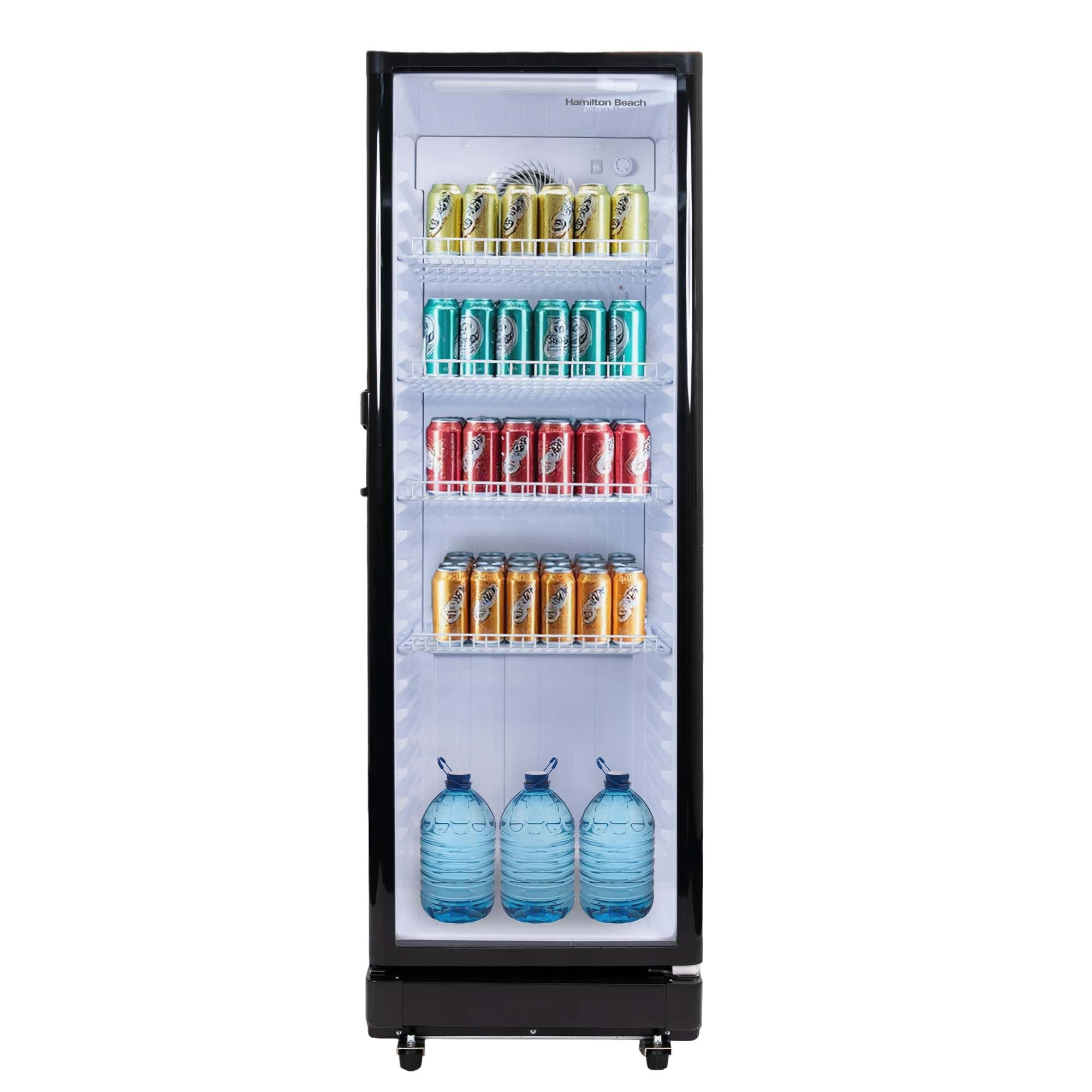 Hamilton Beach HBCBC840 8.5-cu ft Commercial Refrigerators 1 Glass -Door Freezerless ( Black )