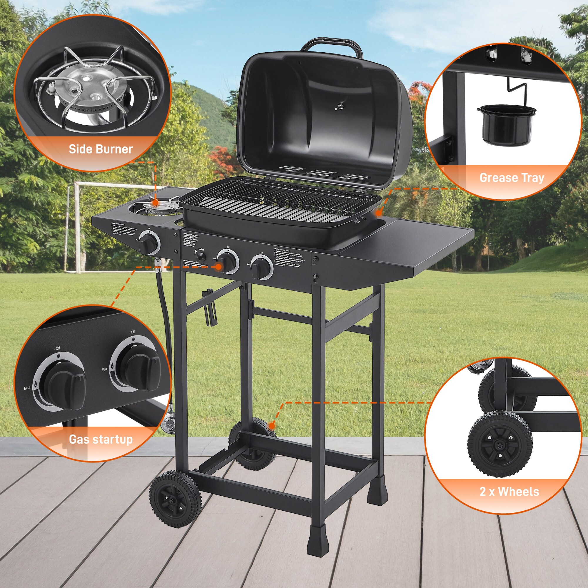 Afoxsos LAF0319G06 Gas-Grill - View #6