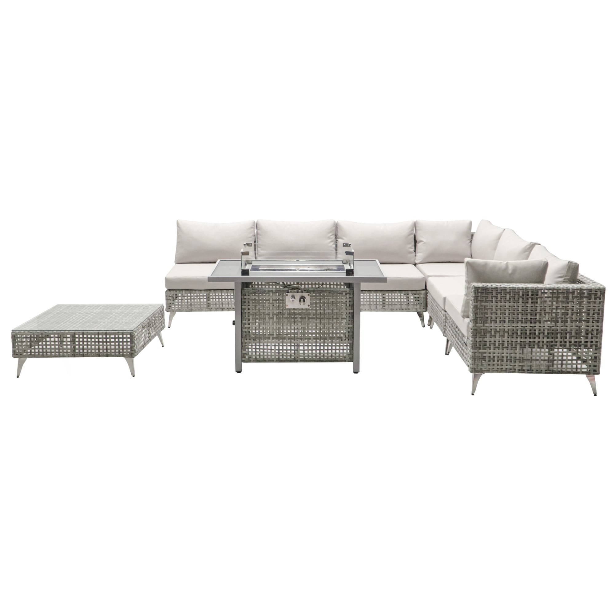 SINOFURN SYB260074GY Patio-Sofas-Daybeds - View #20
