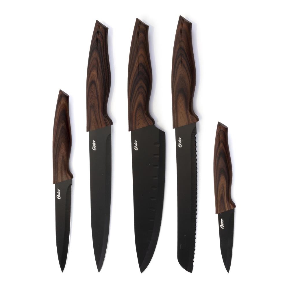 Hastings Home Professional Chef 5 Piece Knife Set - Stainless