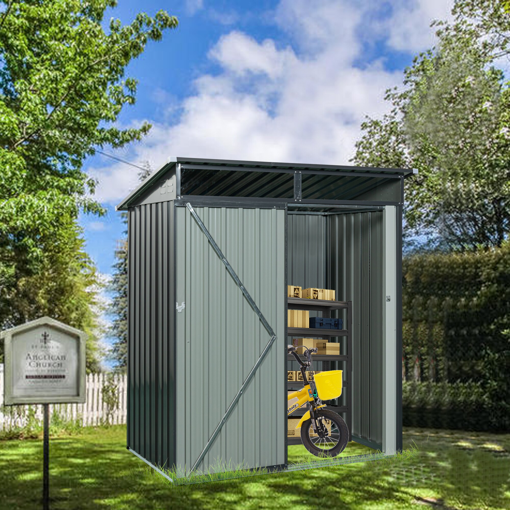 Mondawe MD-W2794-95736 Metal-Storage-Buildings-Sheds - View #2